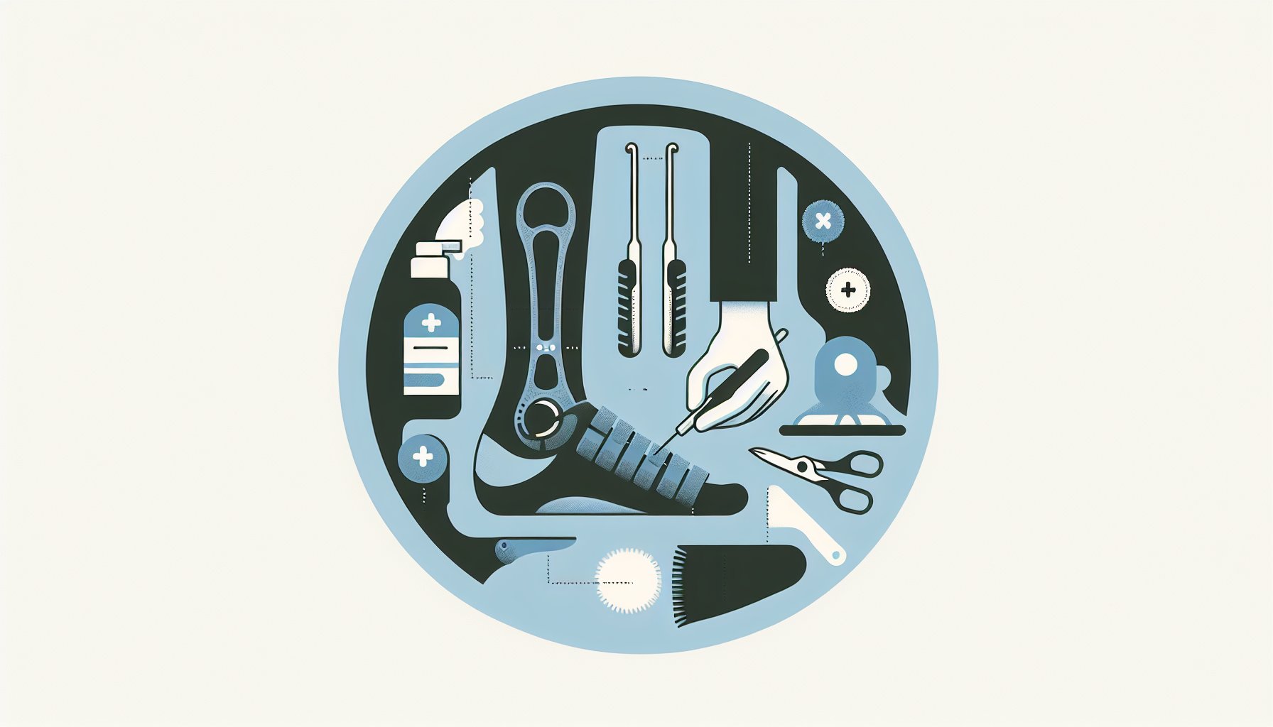Guide to maintaining orthotic devices, including cleaning, adjustments, replacement signs, and comfort accessories.