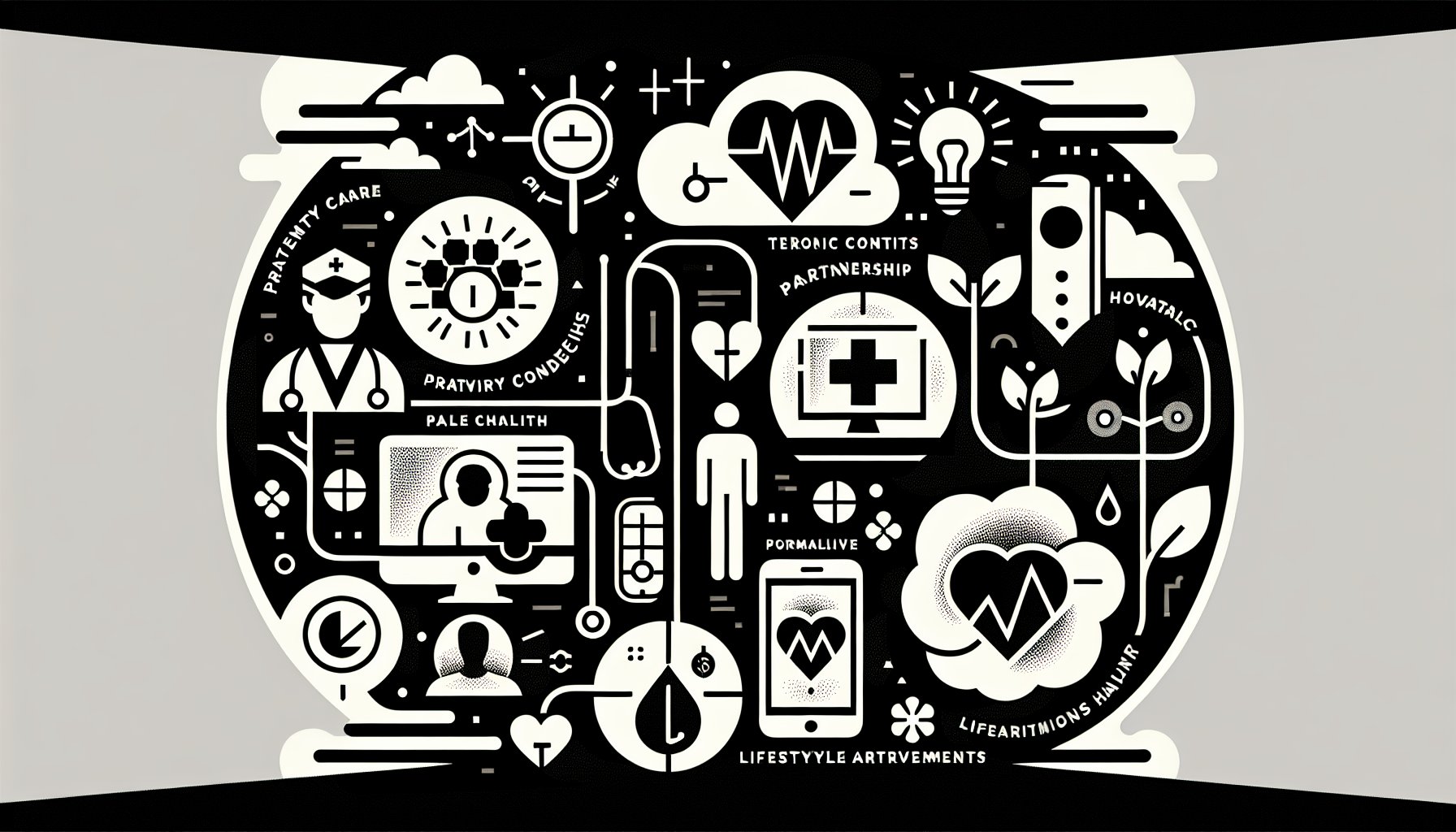 Guide on managing chronic conditions with patient-centered healthcare, telehealth innovations, and lifestyle alterations.