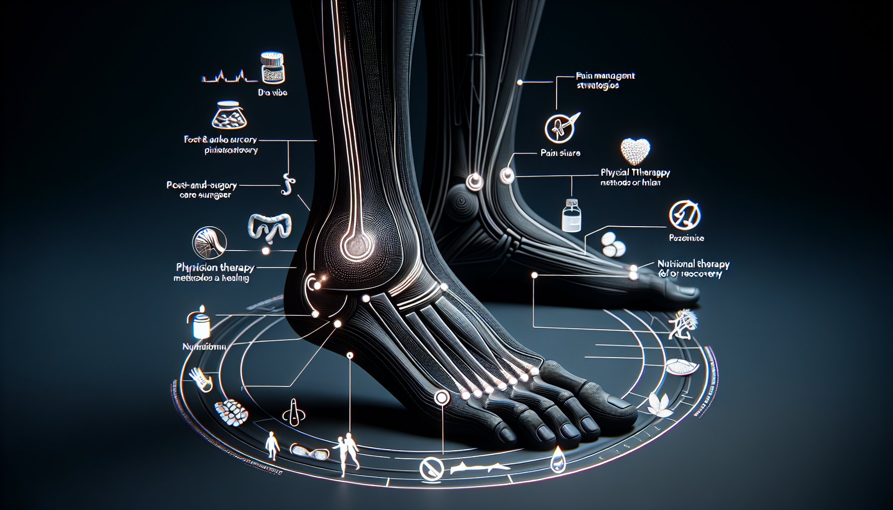 Foot and ankle surgery recovery tips: pain management, physical therapy, and nutrition for effective post-surgery care.