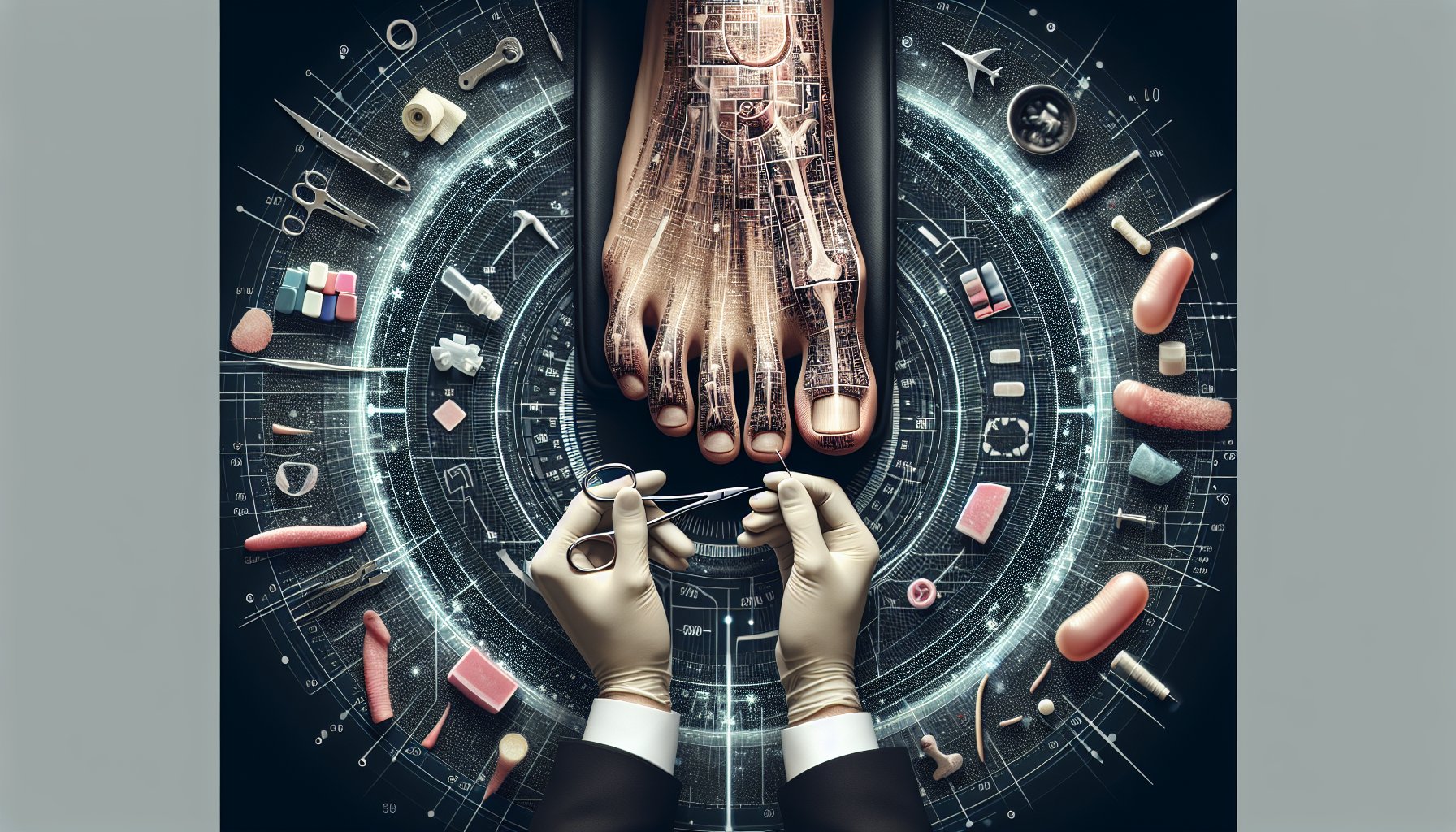 Step-by-step guide on toenail care to prevent ingrown toenails and promote foot health with proper trimming techniques.