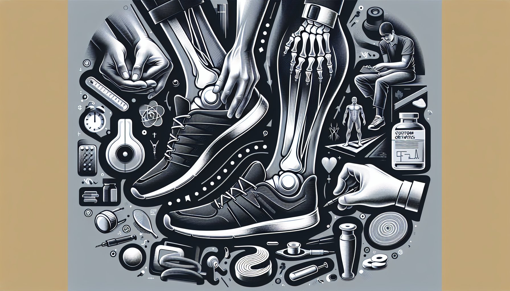 Tips for flat feet pain relief: supportive footwear, custom orthotics, stretching exercises, and podiatry innovations.