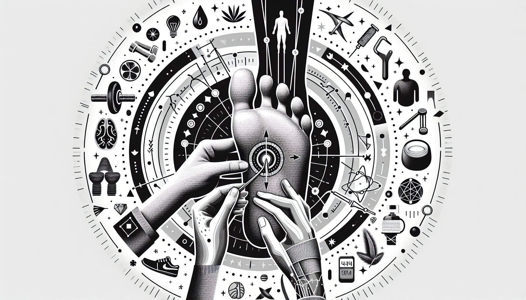 Physical therapy exercises and home tools for effective bunion surgery recovery and personalized rehabilitation goals.