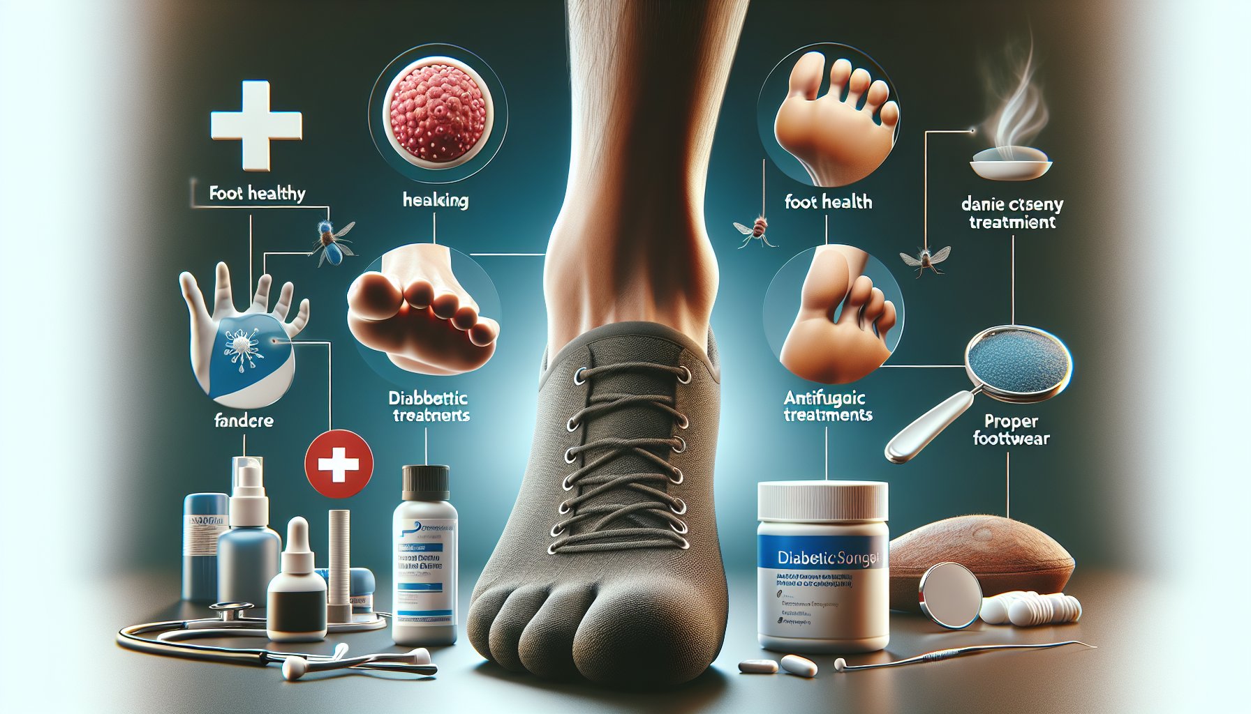 Essential daily foot care practices for maintaining foot health, including hygiene, antifungal treatments, and proper footwear.