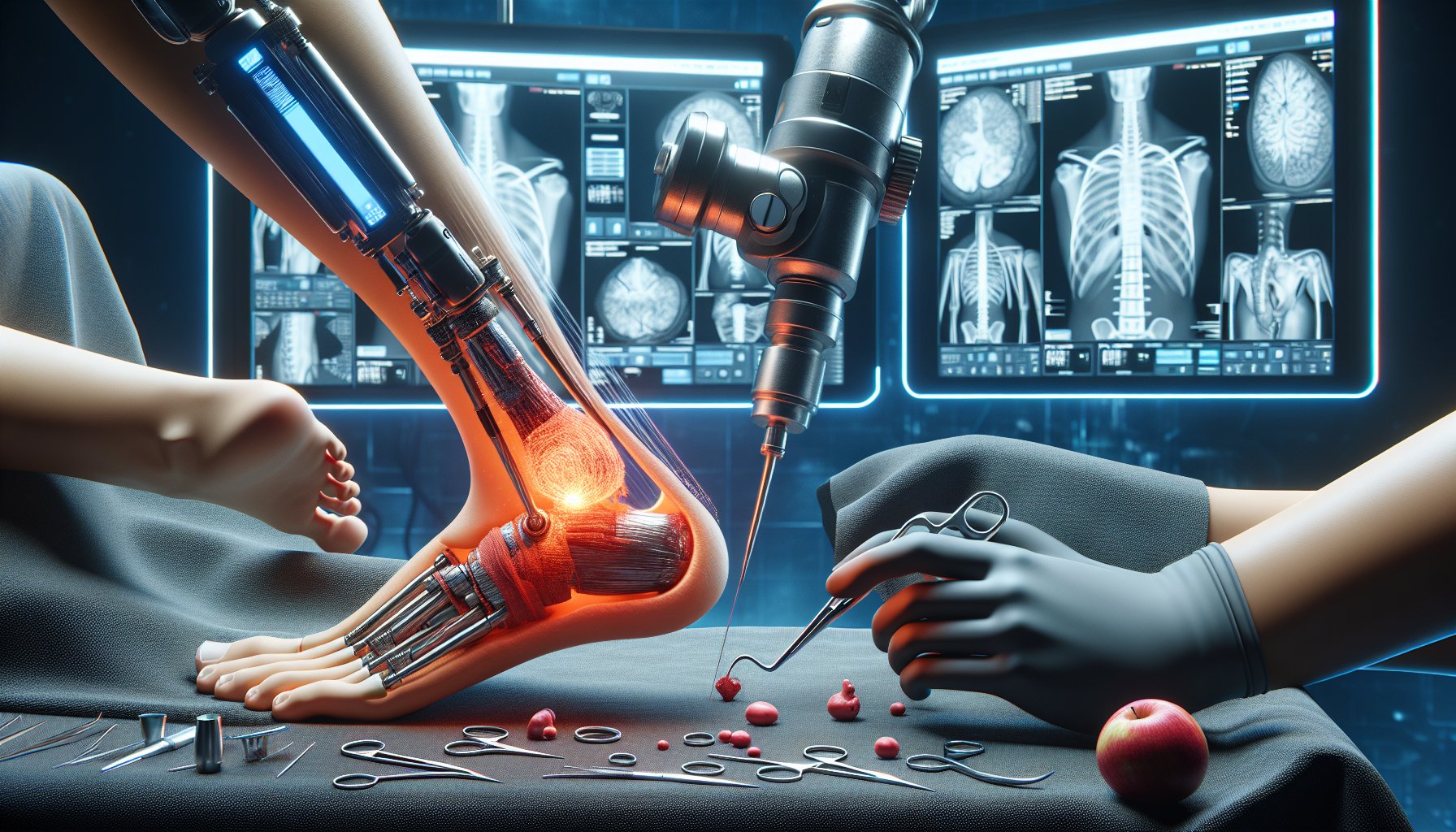 Guide on comparing minimally invasive podiatric surgery techniques with robotic assistance for faster recovery and patient empowerment.