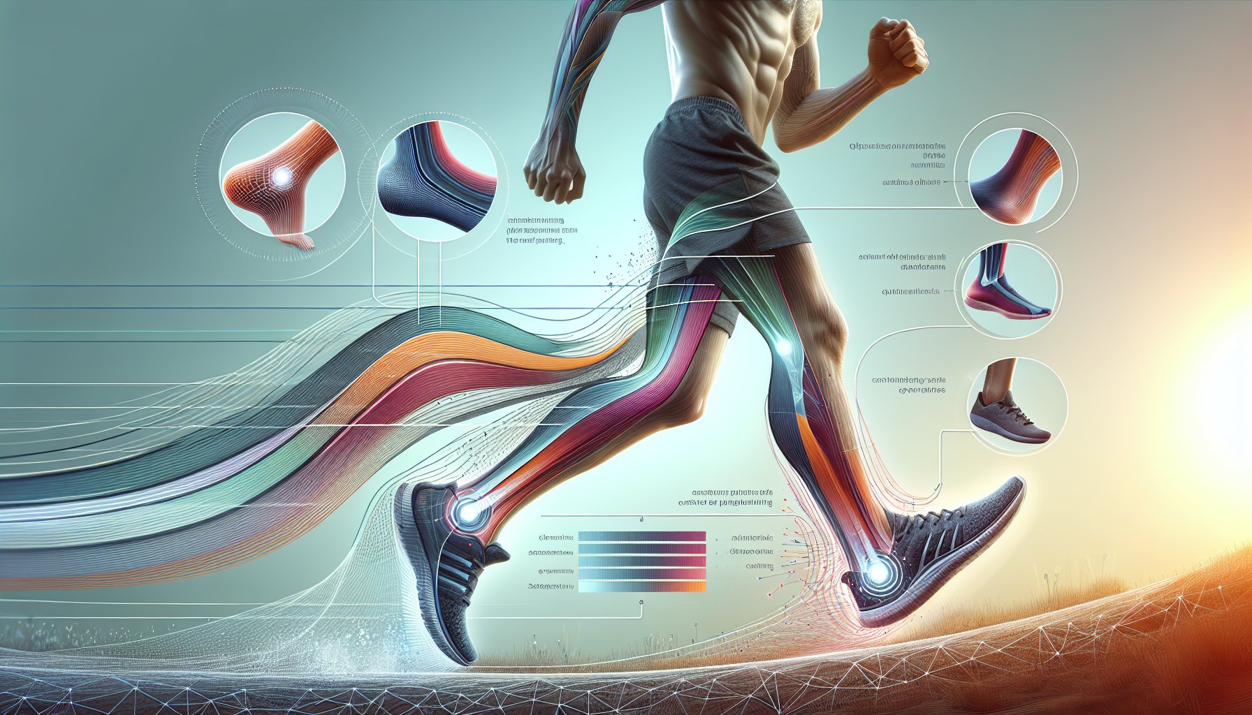 Adjusting running technique for flat feet to prevent overpronation with supportive footwear and injury prevention tips.