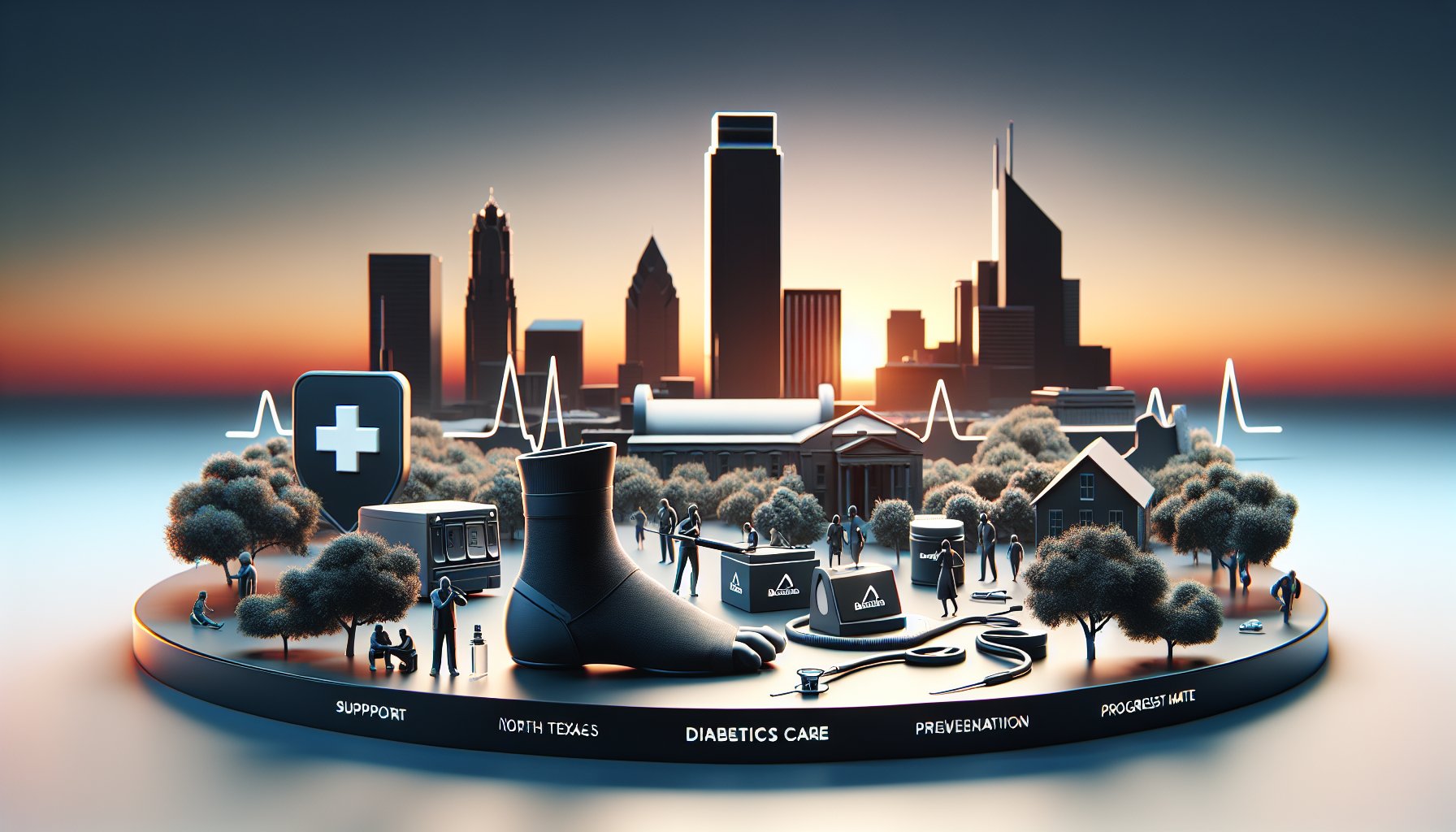 Diabetic foot care resources from North Texas Podiatry Associates, highlighting community support and tech advancements for 2025.