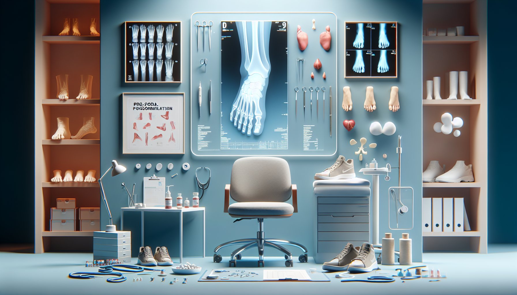 Step-by-step guide for preparing for a podiatry consultation on foot health, including plantar fasciitis and bunions.