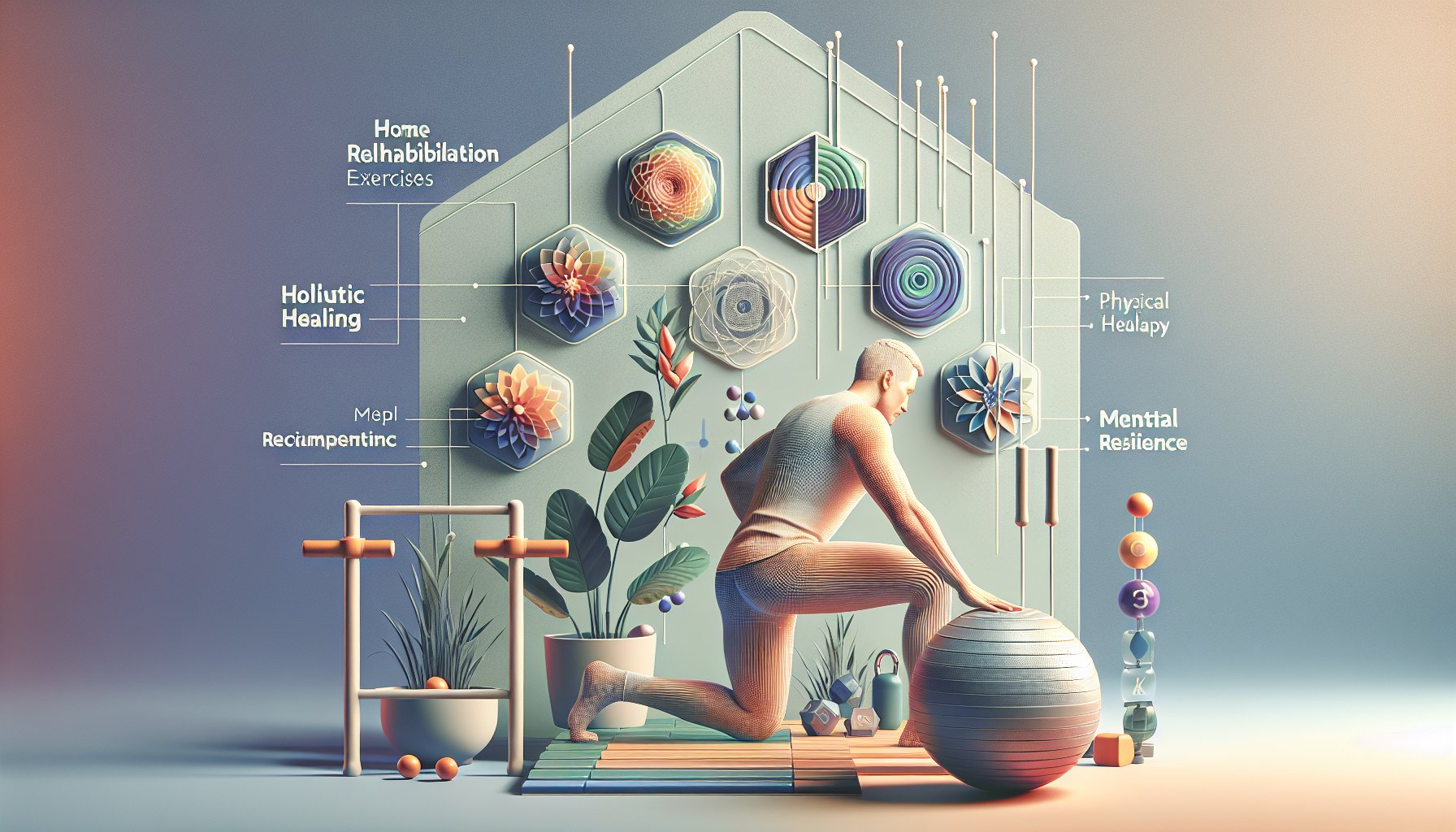 Comprehensive guide on home rehabilitation exercises for injury recovery, focusing on holistic healing and mental resilience.