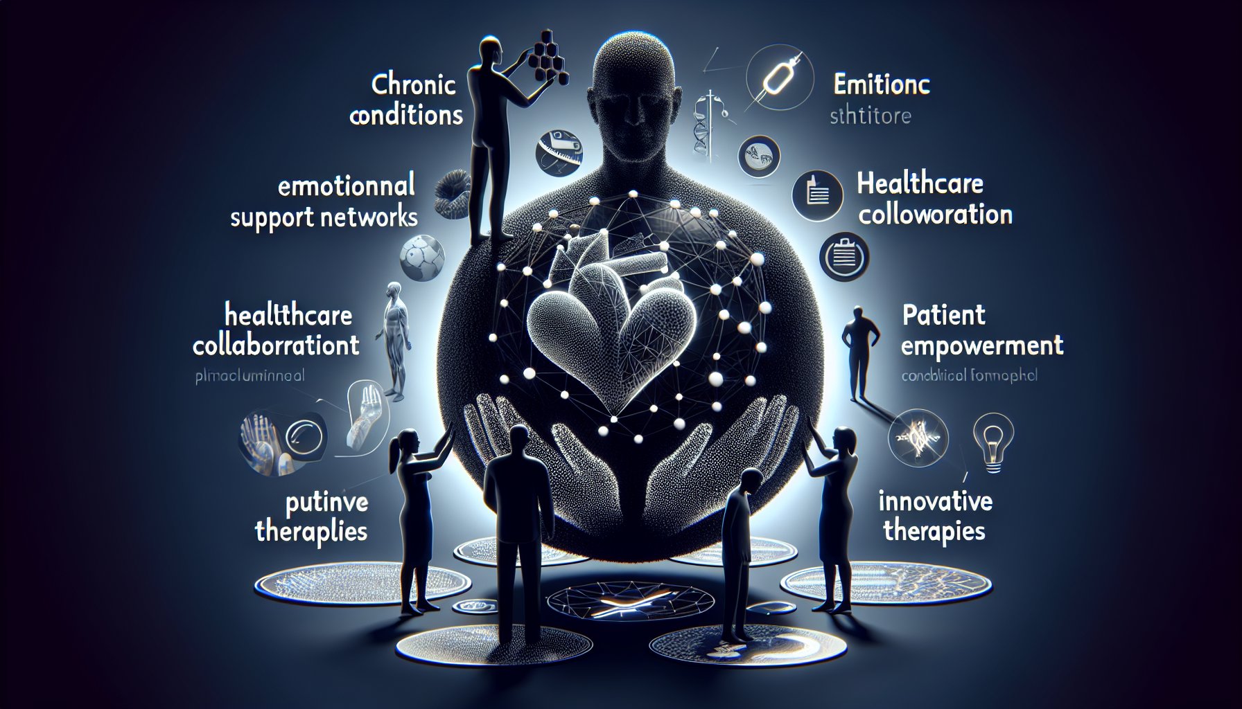 Chronic conditions impact lives, highlighting the need for emotional support, healthcare collaboration, and patient empowerment.