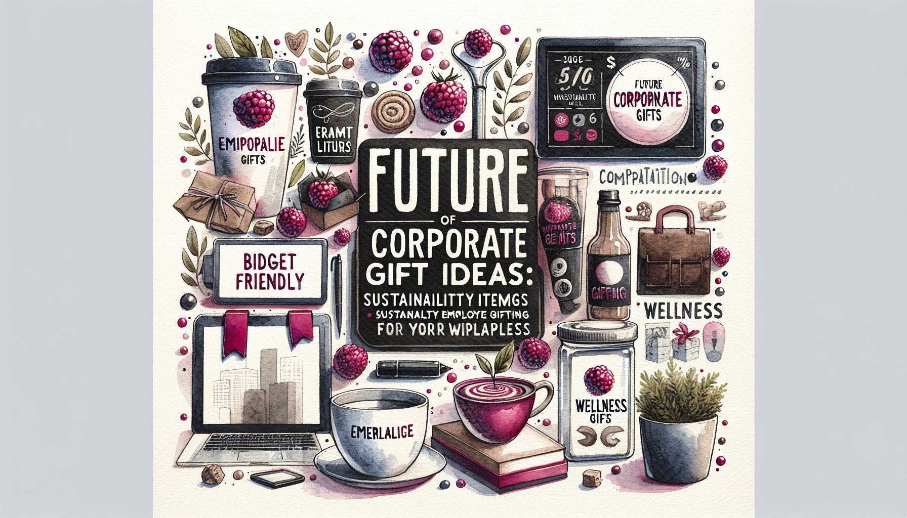 Budget-friendly corporate gift ideas for 2025, featuring sustainable, personalized, and wellness gifts for employees.