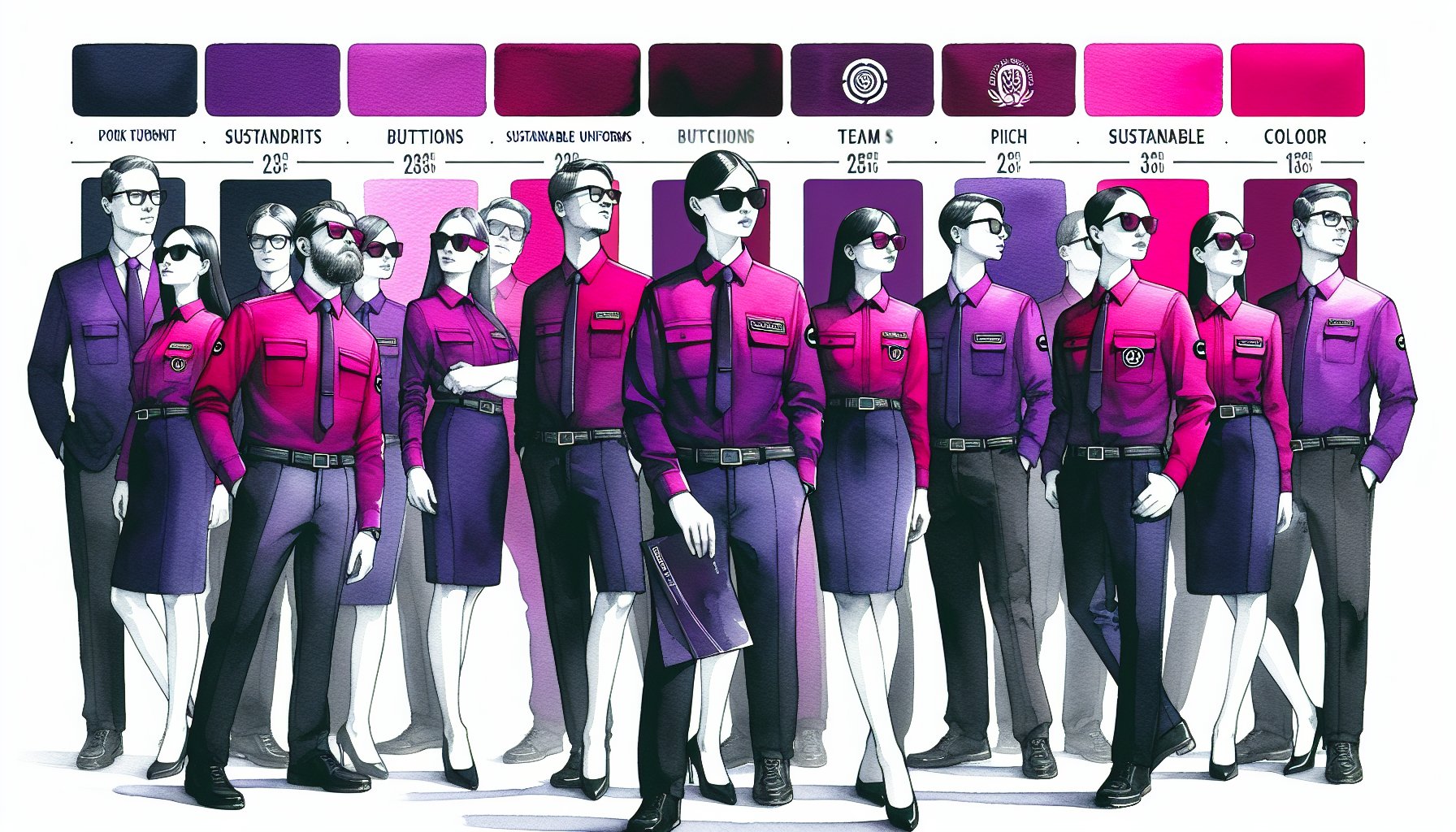 Uniforms enhance brand identity through color psychology, team cohesion, and sustainable design, acting as brand ambassadors.