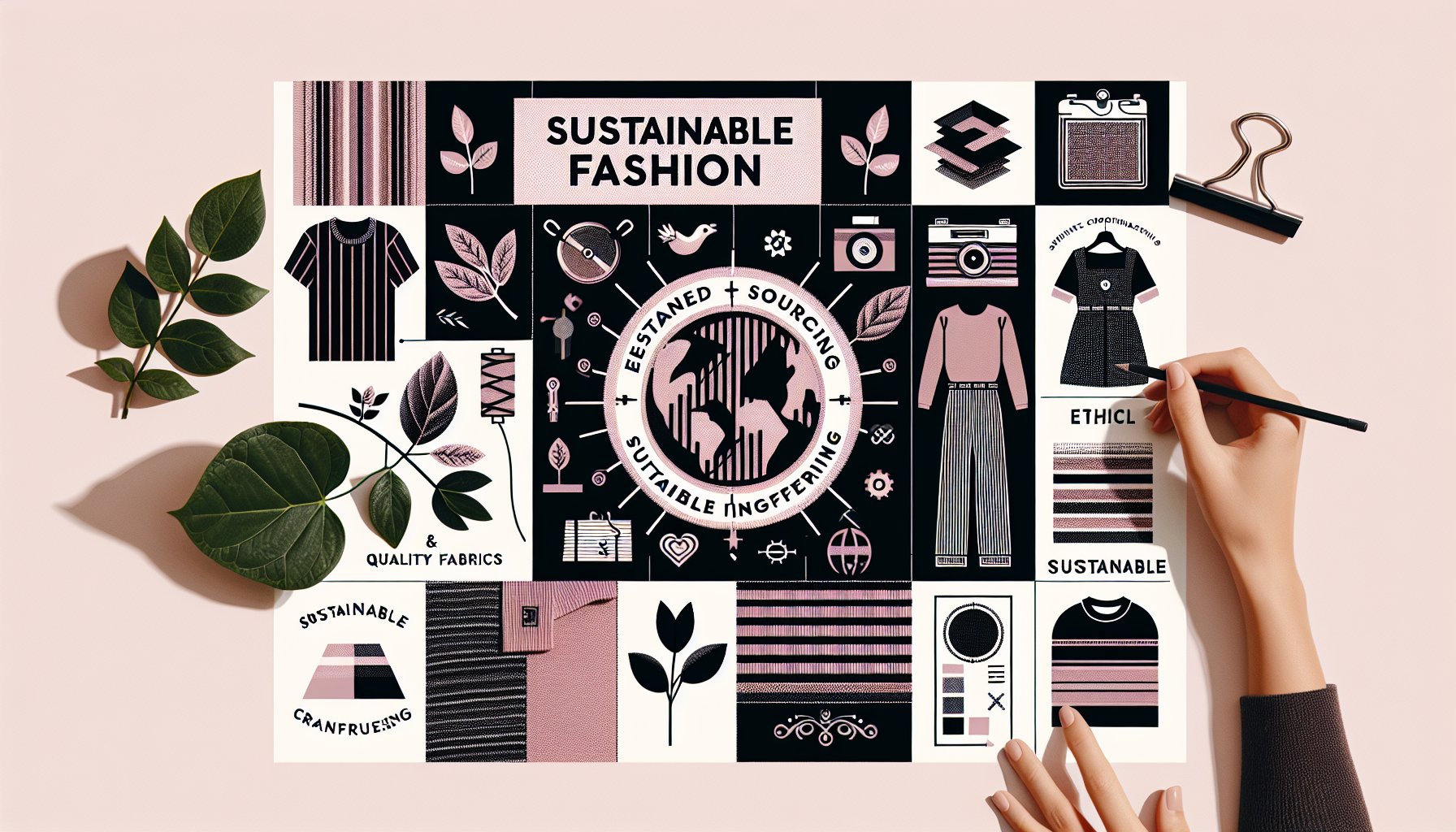 Guide to sourcing quality branded apparel with a focus on ethical sourcing, sustainable fabrics, and quality craftsmanship.