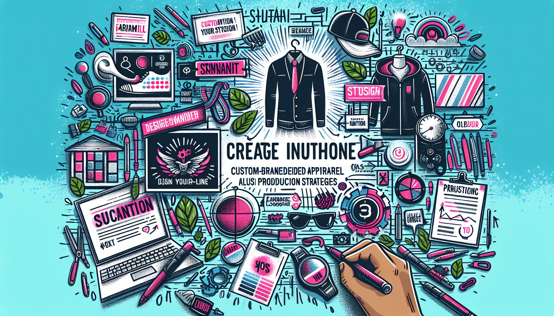 Step-by-step guide on designing custom-branded apparel for sustainable fashion and audience engagement strategies.
