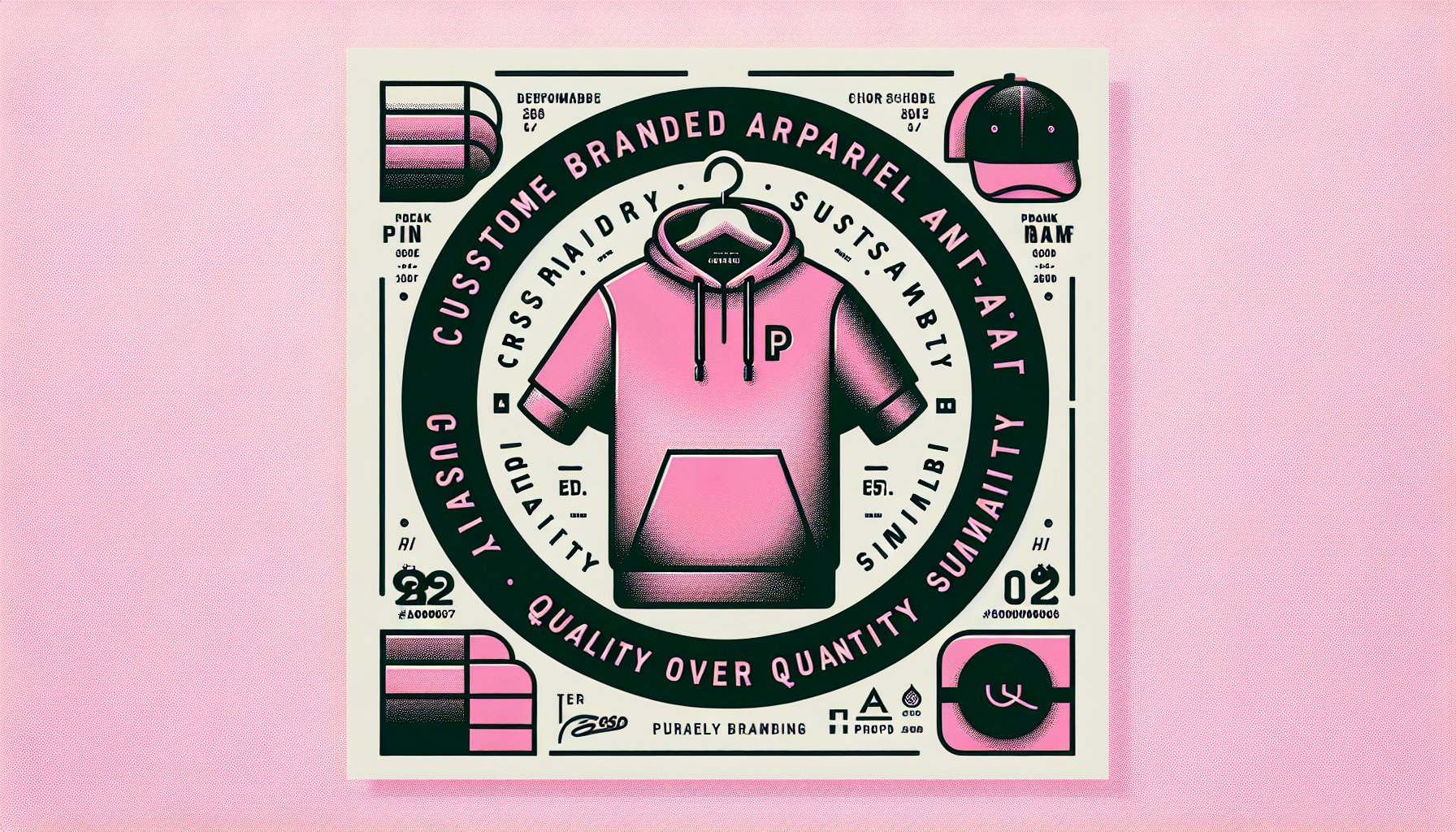 Custom-branded apparel budgeting for brand identity with Proforma Color Press, focusing on quality vs. quantity and sustainability.