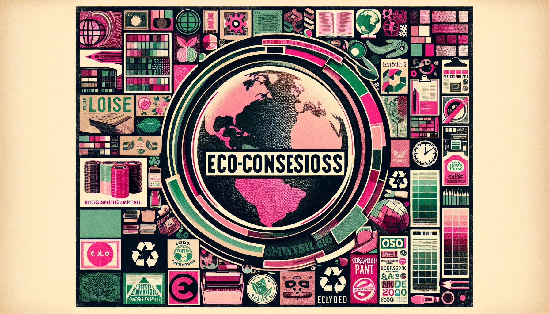 Eco-friendly marketing materials by Proforma Color Press using recycled paper and inks for sustainable strategies in 2025.