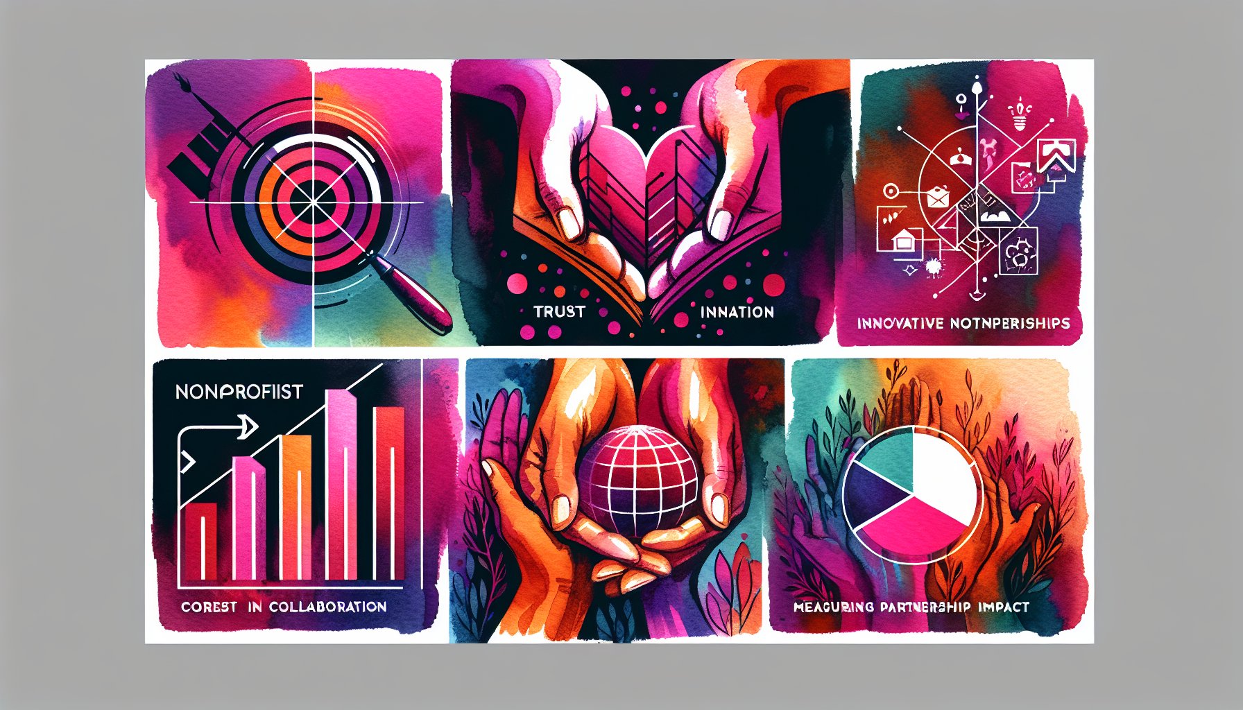 Tips for nonprofit partnerships: fostering trust, co-creation strategies, and measuring impact in community initiatives.