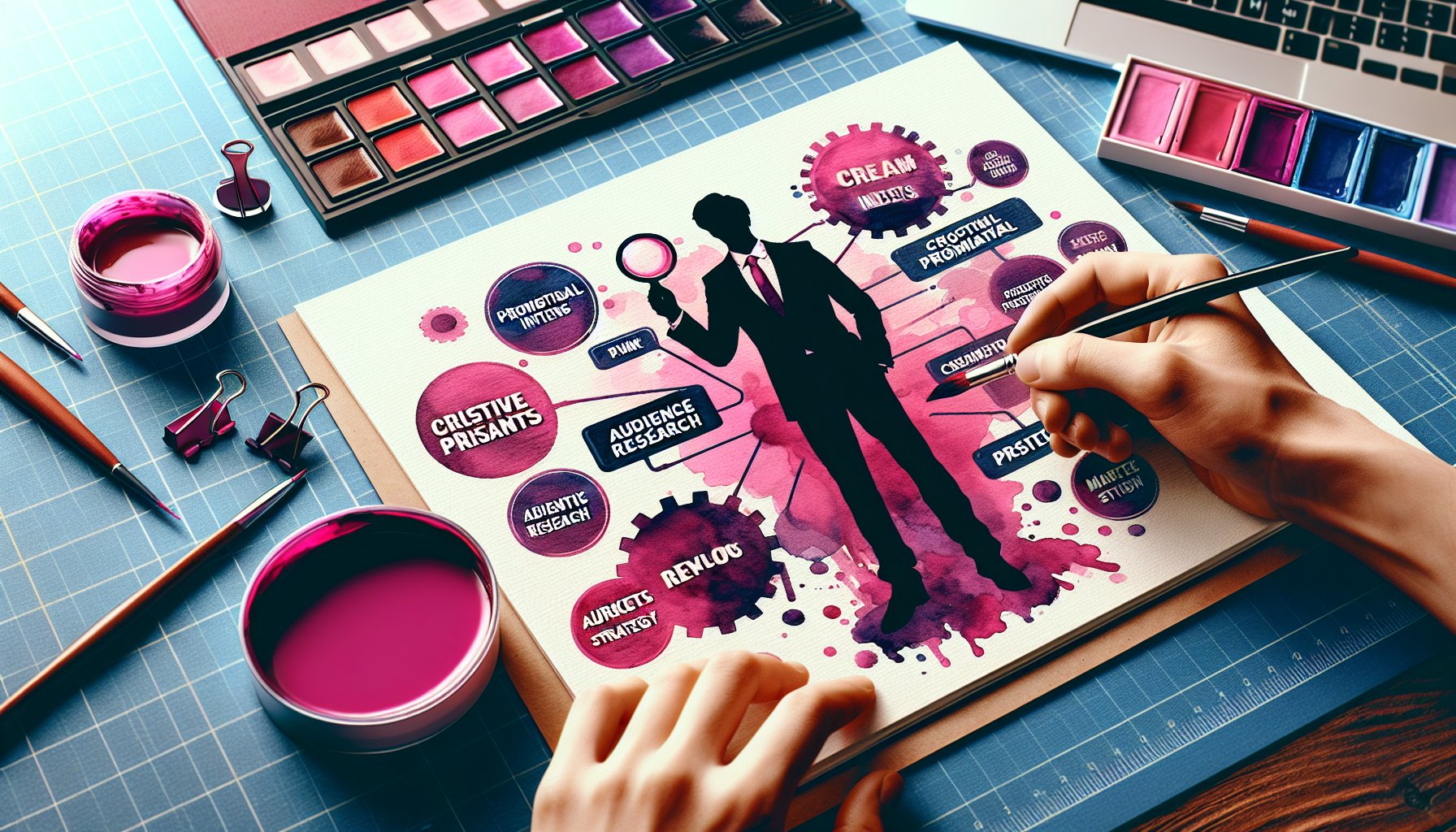 Step-by-step guide for designing custom promotional items that enhance brand identity through audience research and creative design.