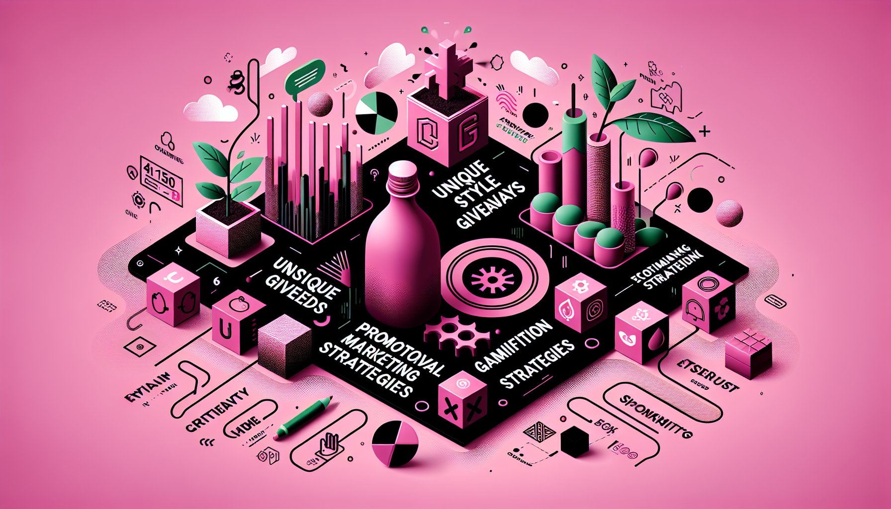 Unique giveaways featuring eco-friendly products, gamification strategies, and storytelling to enhance promotional marketing.