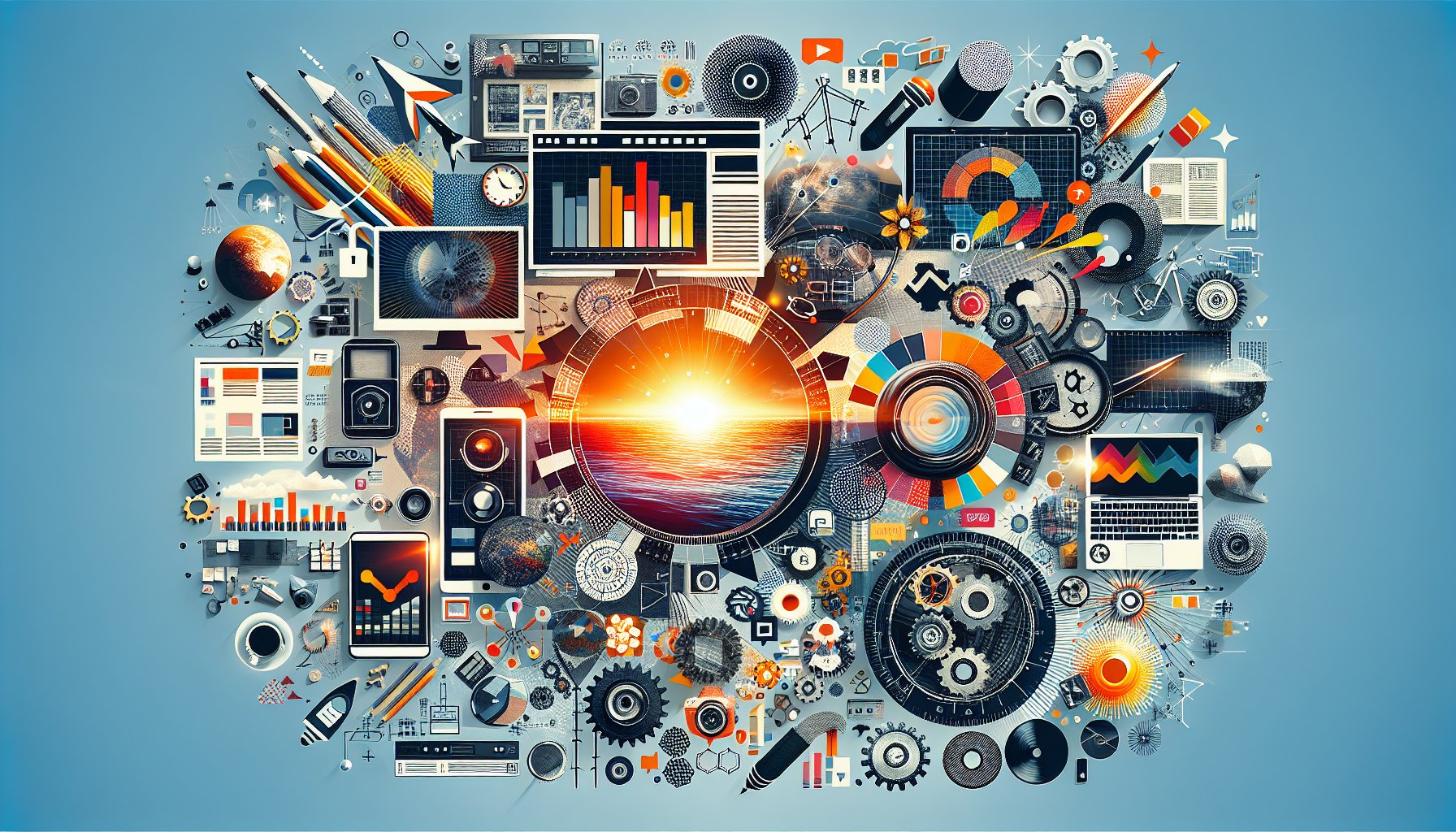 Compelling marketing materials blend brand story, visual design, and copywriting for effective multi-channel marketing.