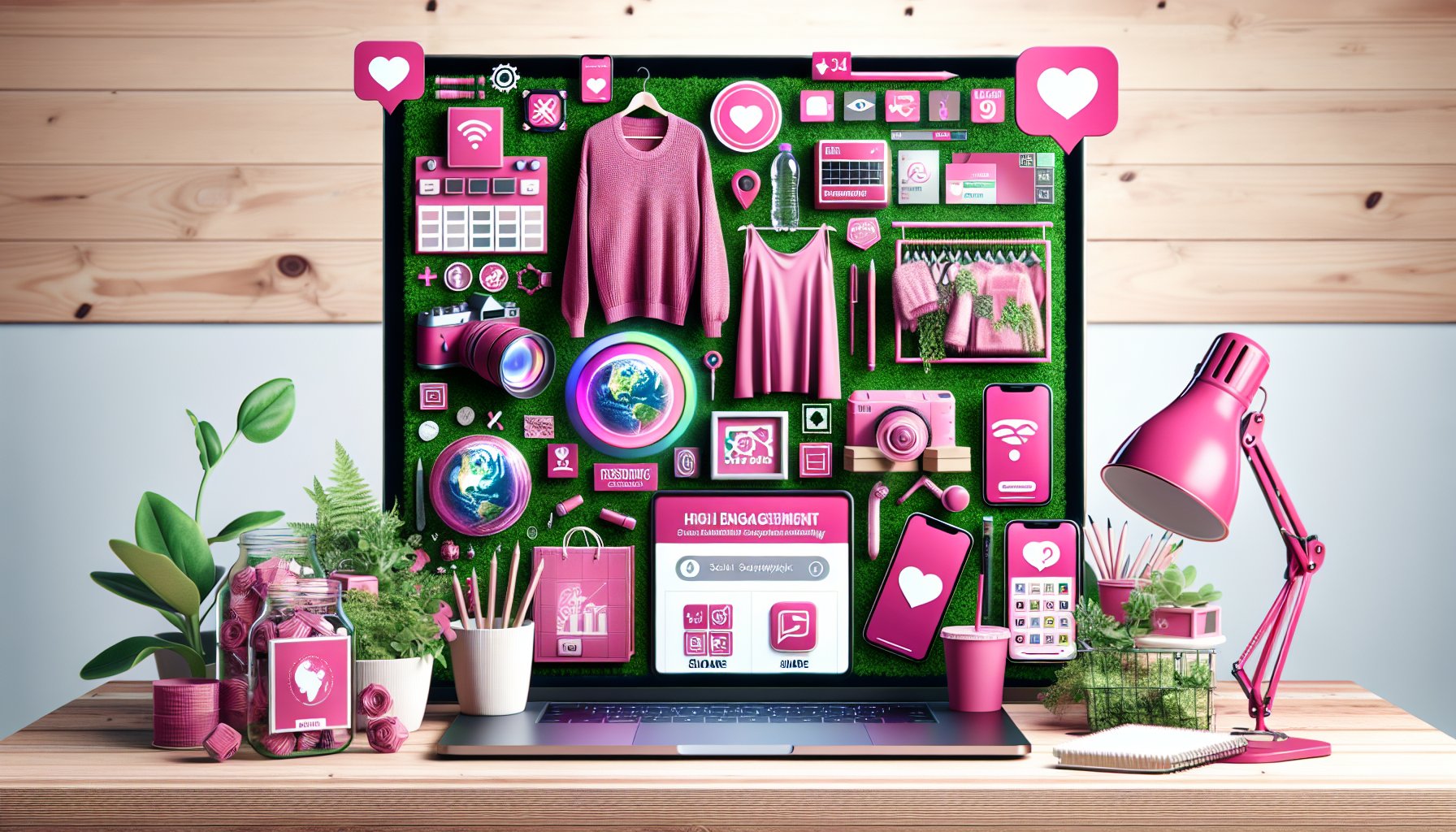 Branded merchandise ideas for 2025: sustainable products, tech gadgets, and personalized items to boost social media engagement.