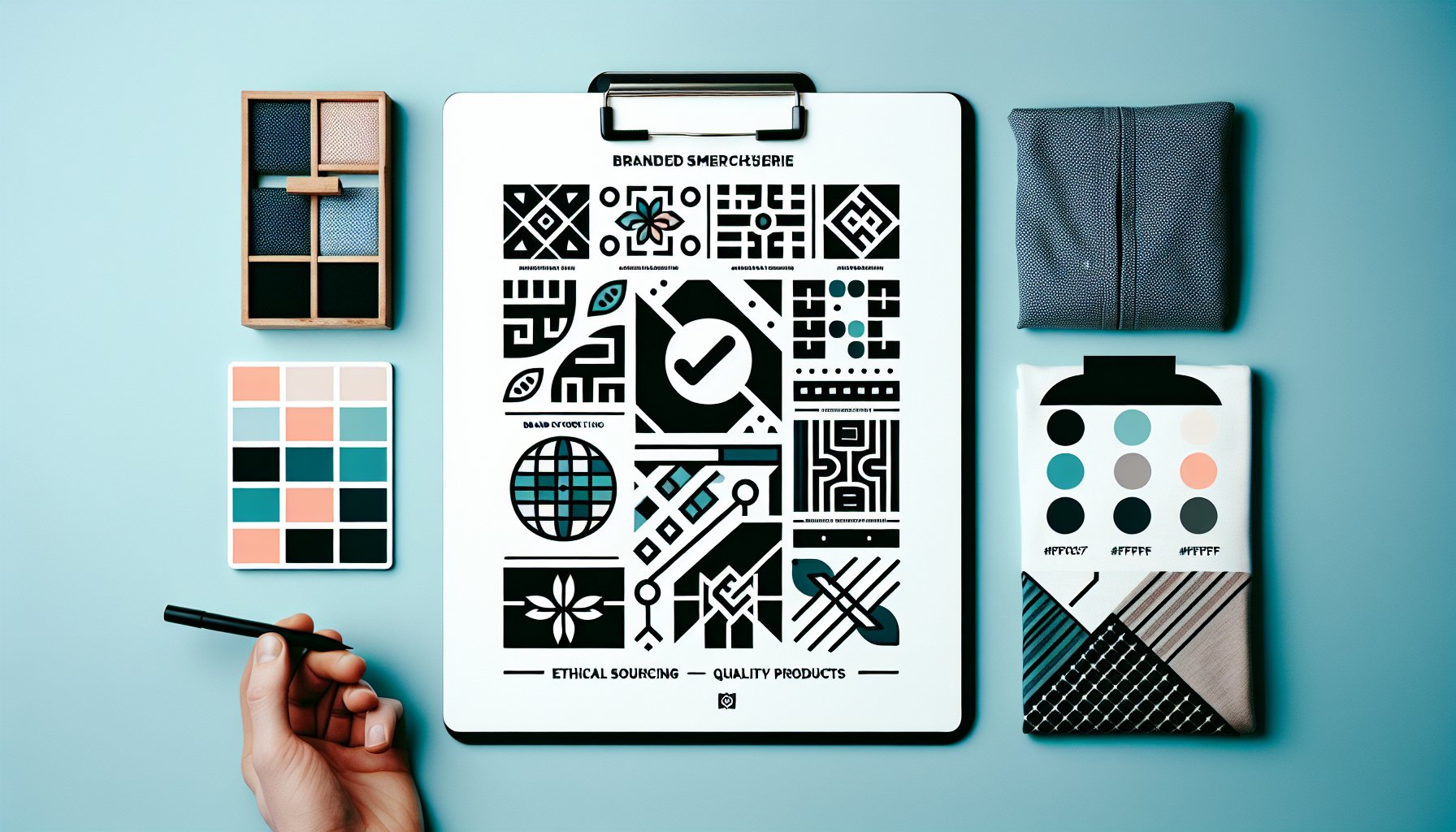 Branded merchandise guide focusing on ethical sourcing, quality products, and effective brand storytelling for promotional strategies.
