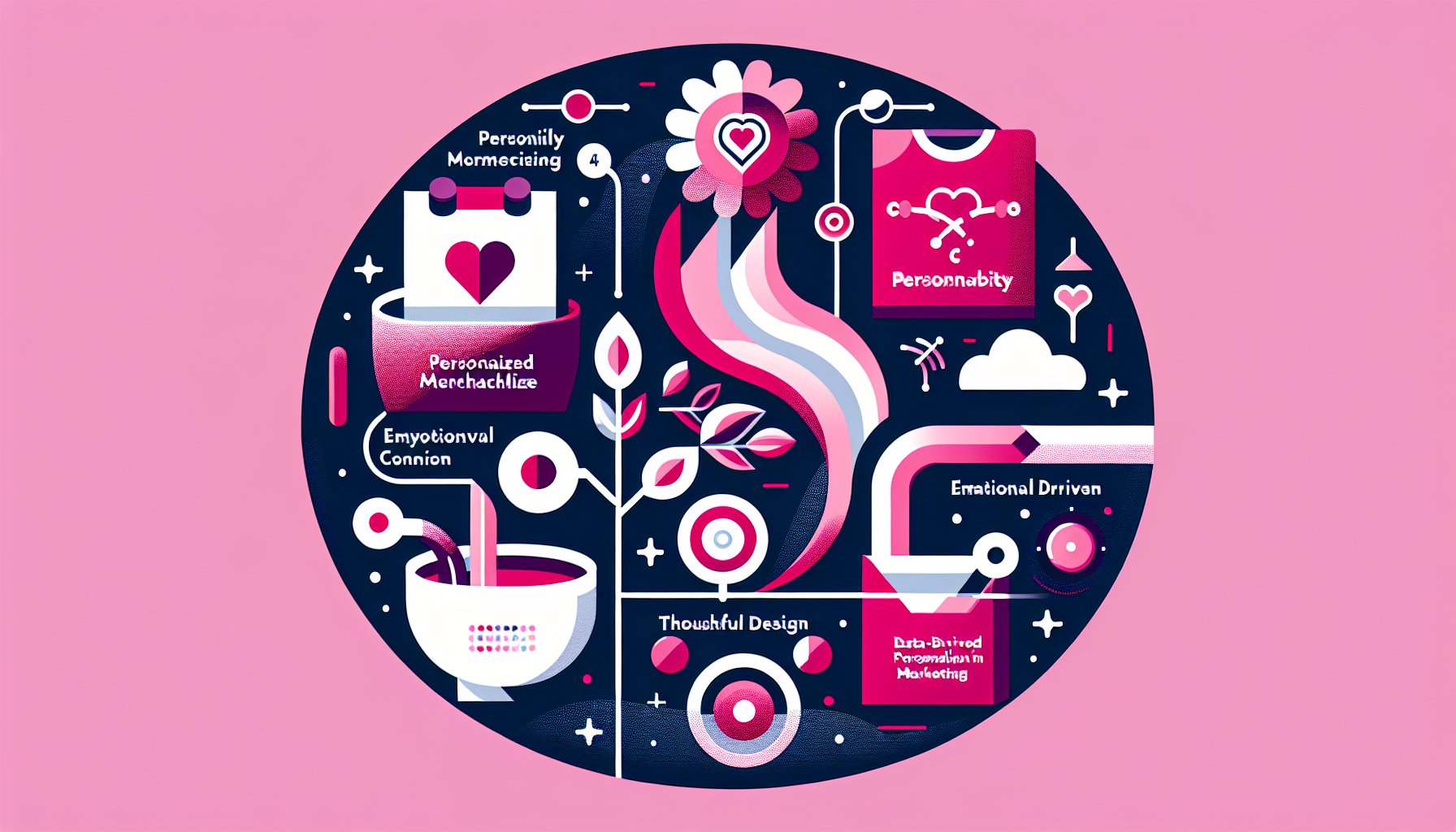 Personalized branded merchandise enhances emotional connections through data-driven design and sustainable marketing practices.