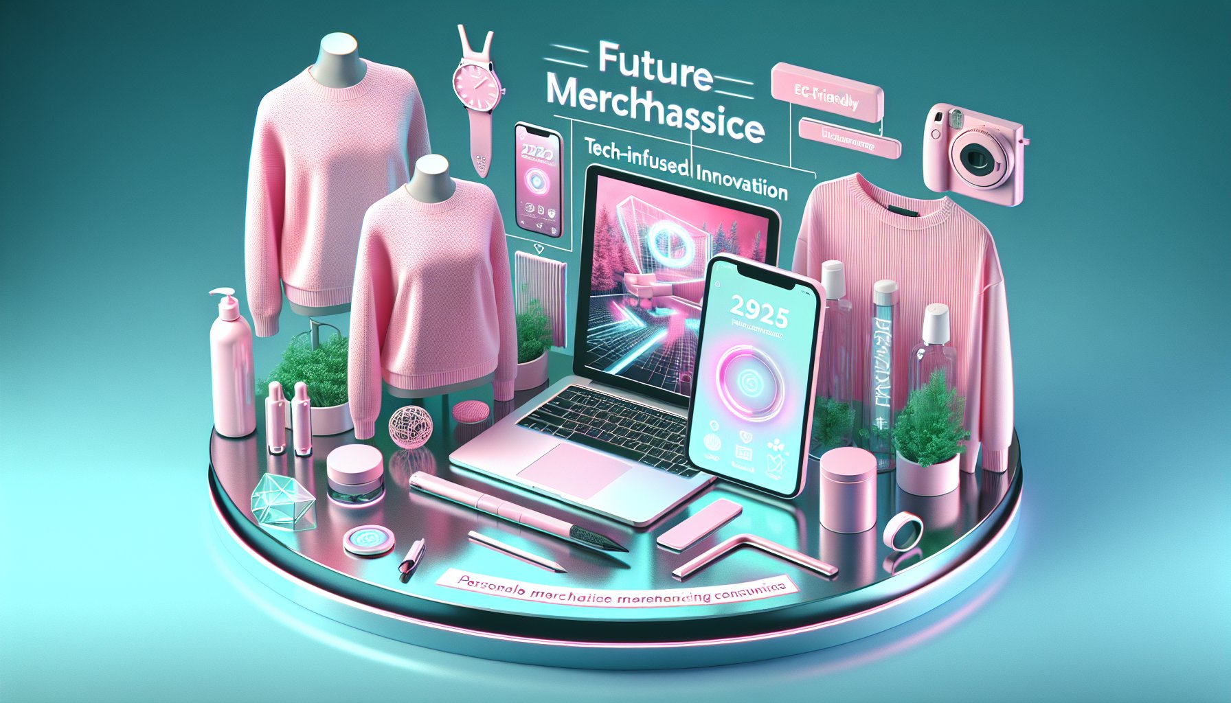 Branded merchandise trends for 2025: eco-friendly products, tech innovation, and personalized consumer experiences.