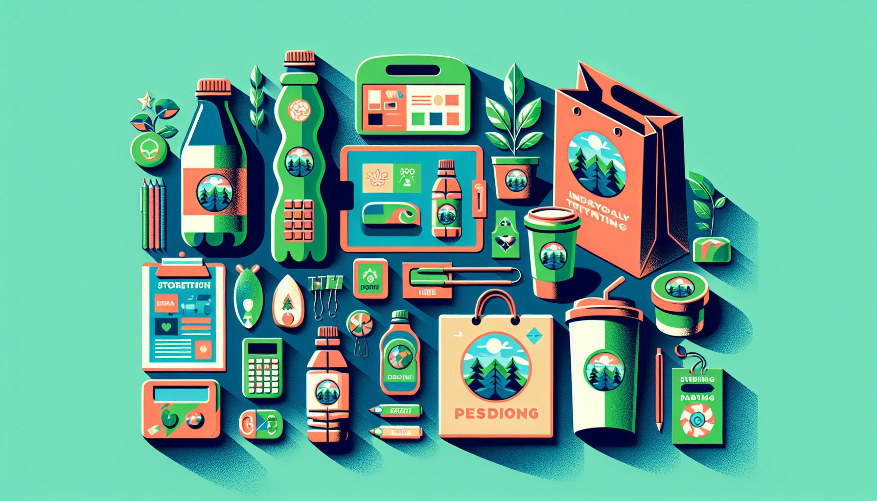 Custom promotional items for small businesses enhancing brand identity with eco-friendly swag and personalized marketing tips.