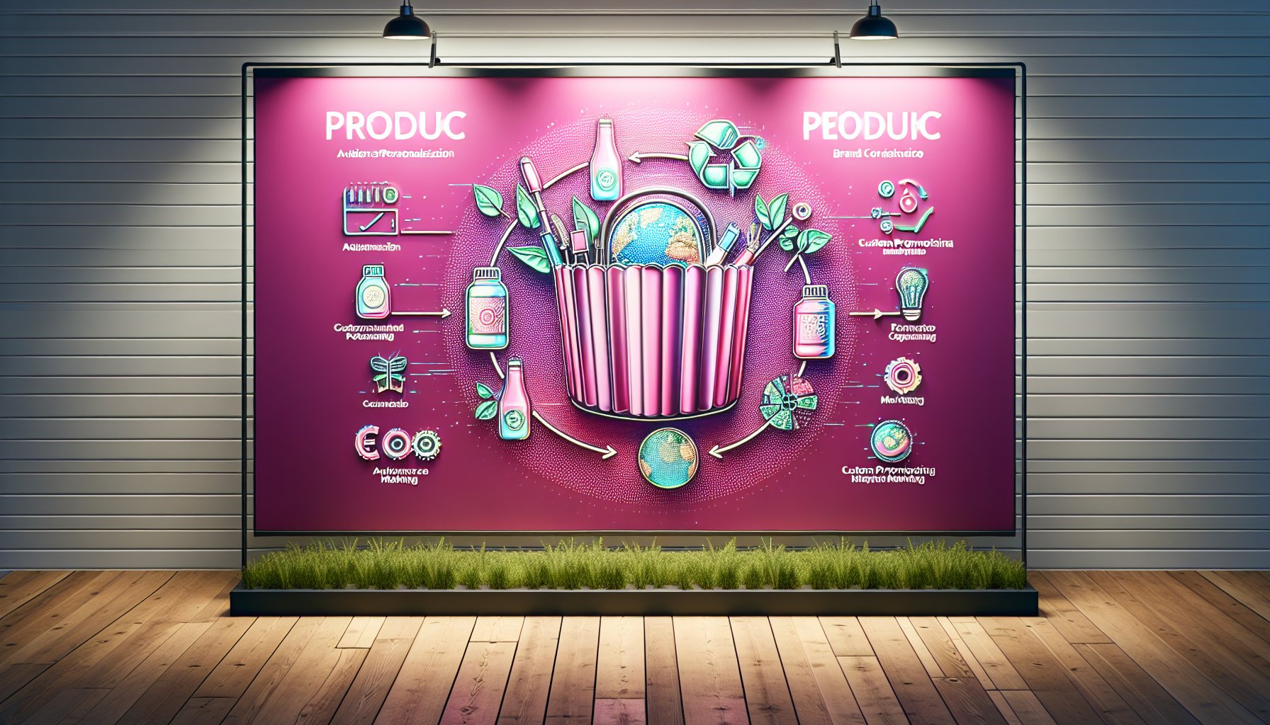 Custom promotional items guide focusing on eco-friendly products, audience personalization, and brand consistency for effective marketing.