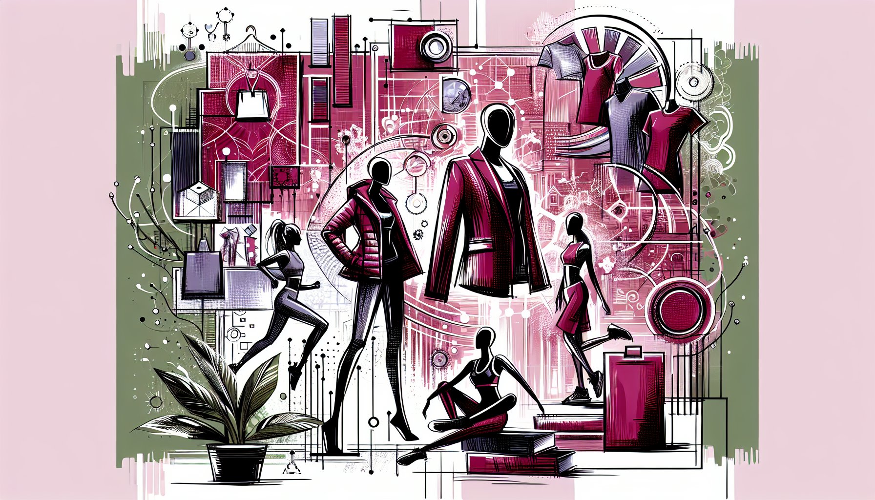 Branded apparel trends showcase smart fabrics, personalized couture, athleisure, and sustainable fashion practices.