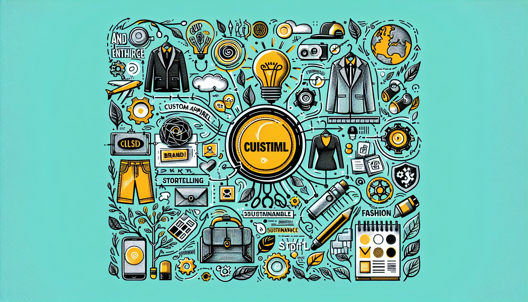 Custom apparel tips for building a memorable brand identity through storytelling, sustainable fashion, and audience engagement.