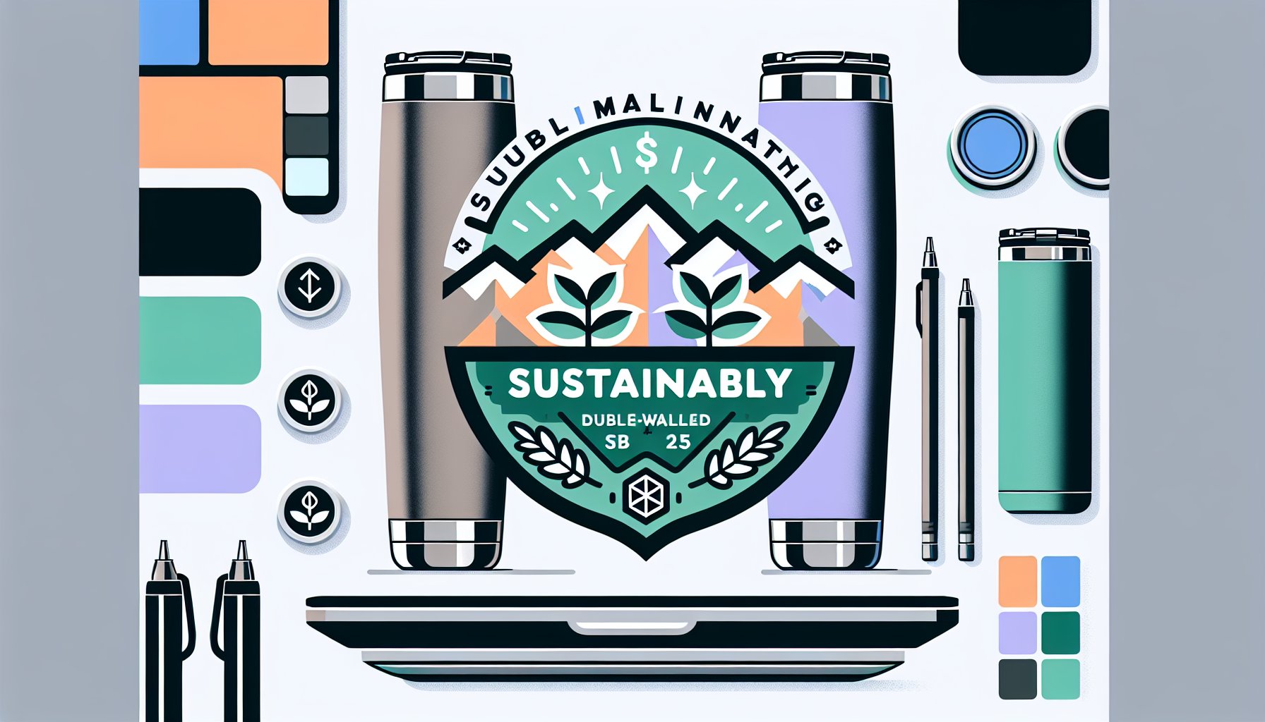 Top 10 insulated drinkware products by Proforma LBP, featuring eco-friendly double-walled tumblers for sustainable chilling.