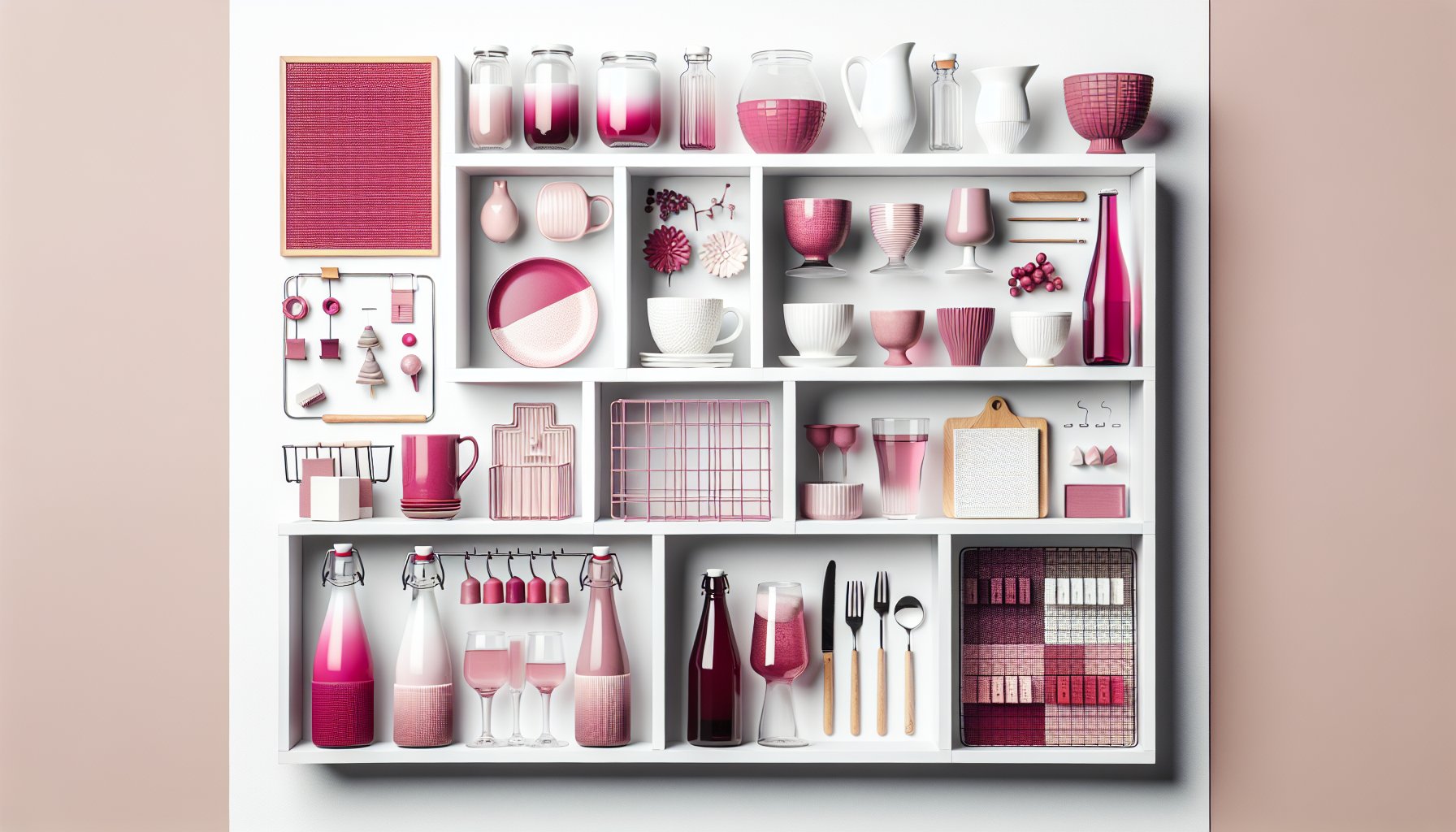 Creative storage solutions and decluttering techniques for organizing seasonal drinkware collections and DIY projects.