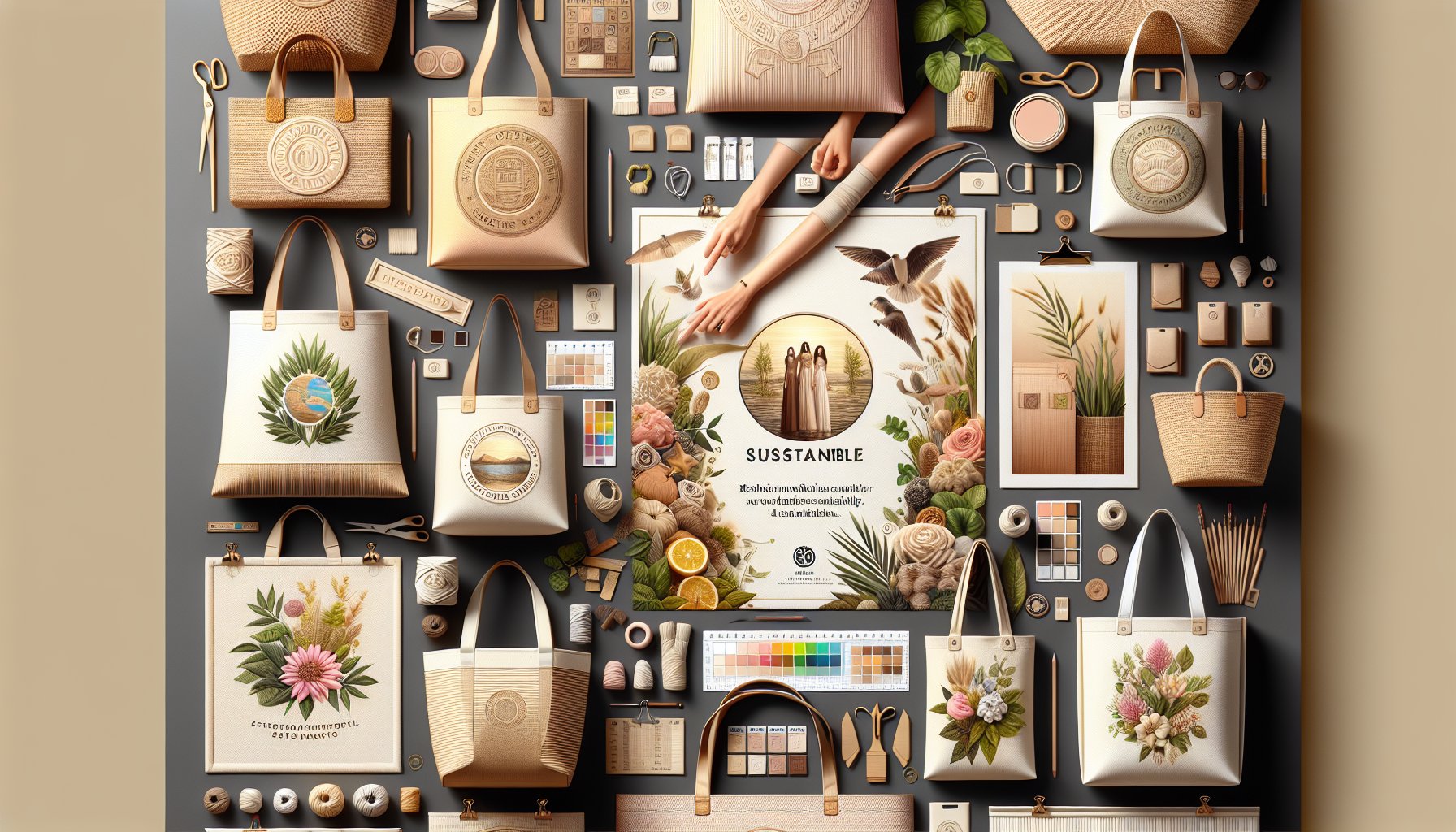 Guide to selecting tote bags for sustainable fashion, featuring eco-friendly materials and personalized designs as versatile accessories.