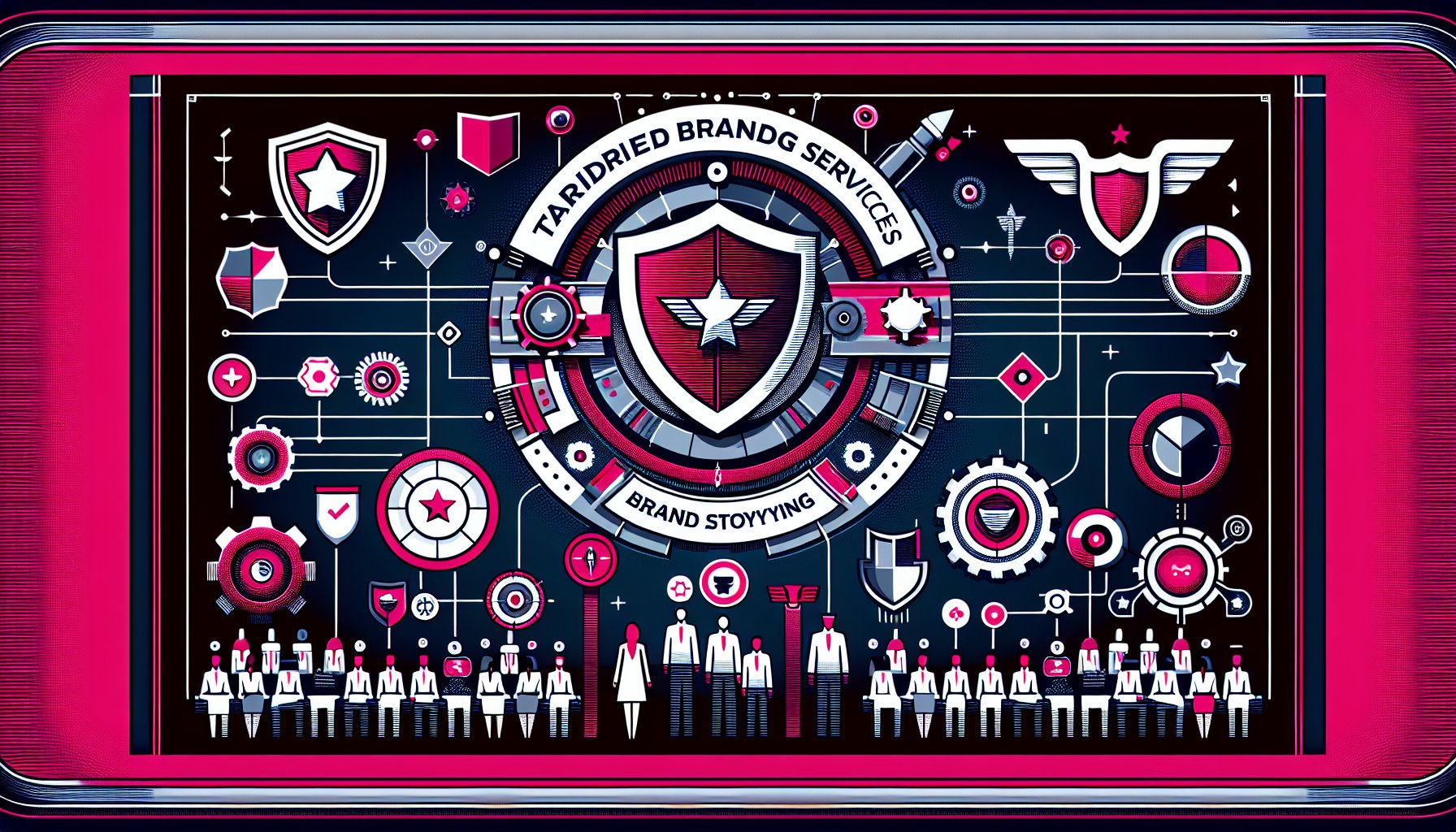 Tailored branding services enhance defense sector branding through compelling storytelling and engaging visual brand identity.