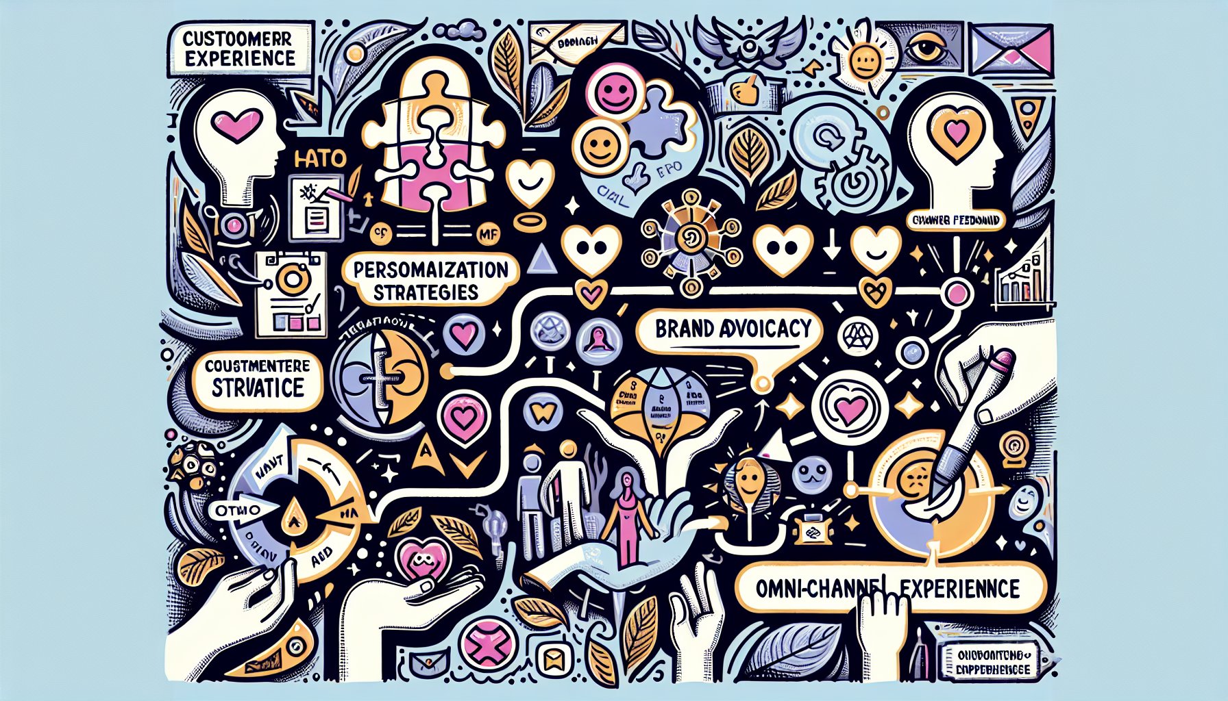 Strategies to enhance customer experience through personalization, omni-channel engagement, and leveraging customer feedback.