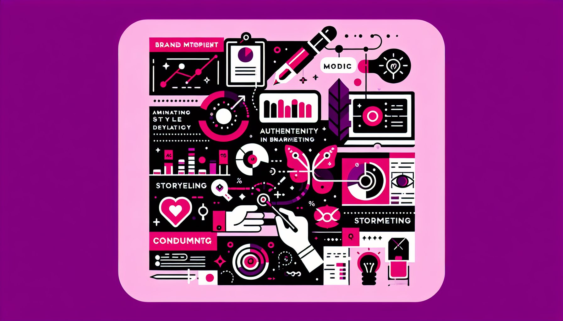 Comprehensive guide on brand development, focusing on authenticity, storytelling, data-driven strategies, and consumer-centric approaches.