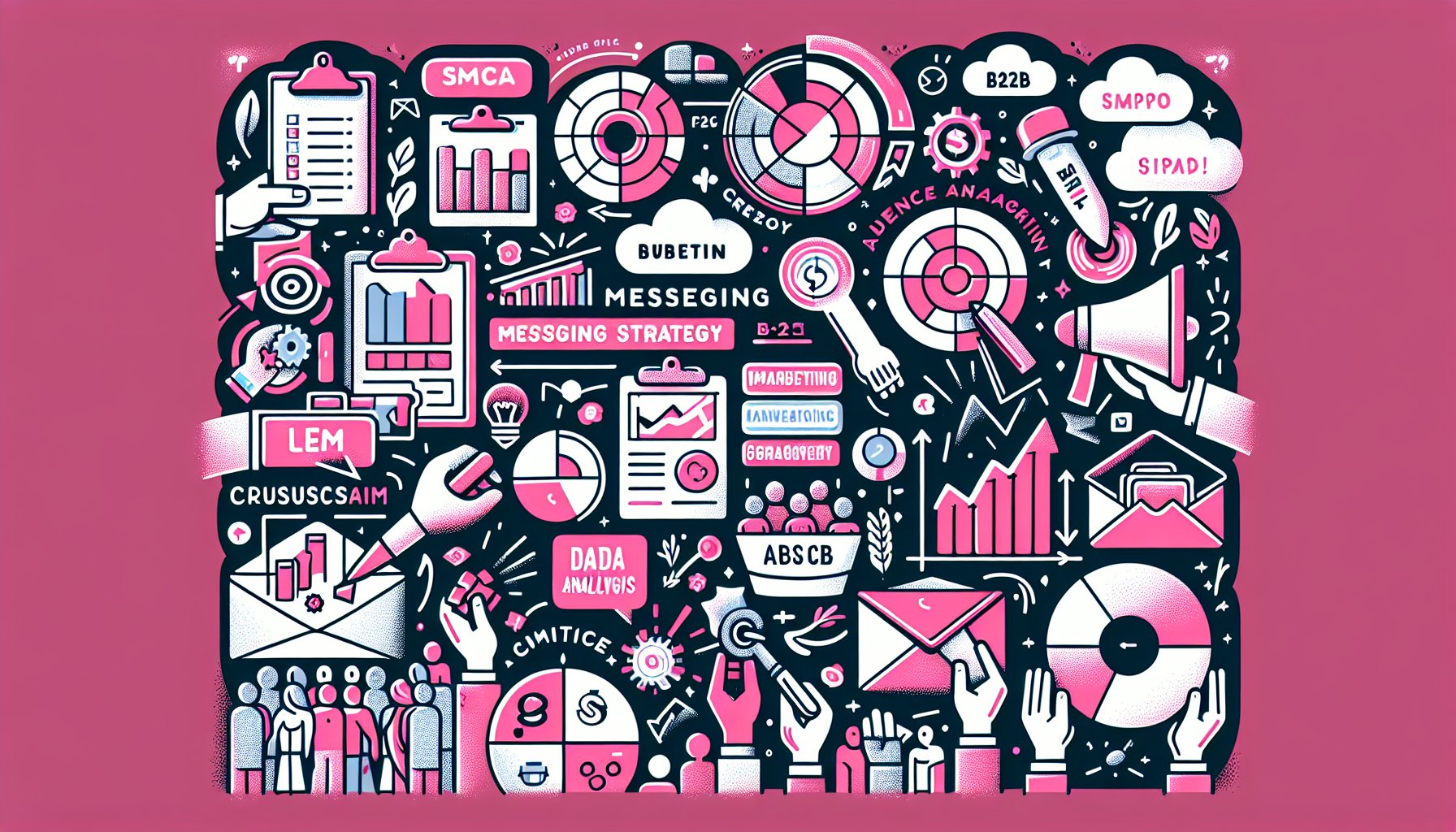 B2B marketing guide on revisiting messaging strategy for audience engagement using data analytics and crisis communication.