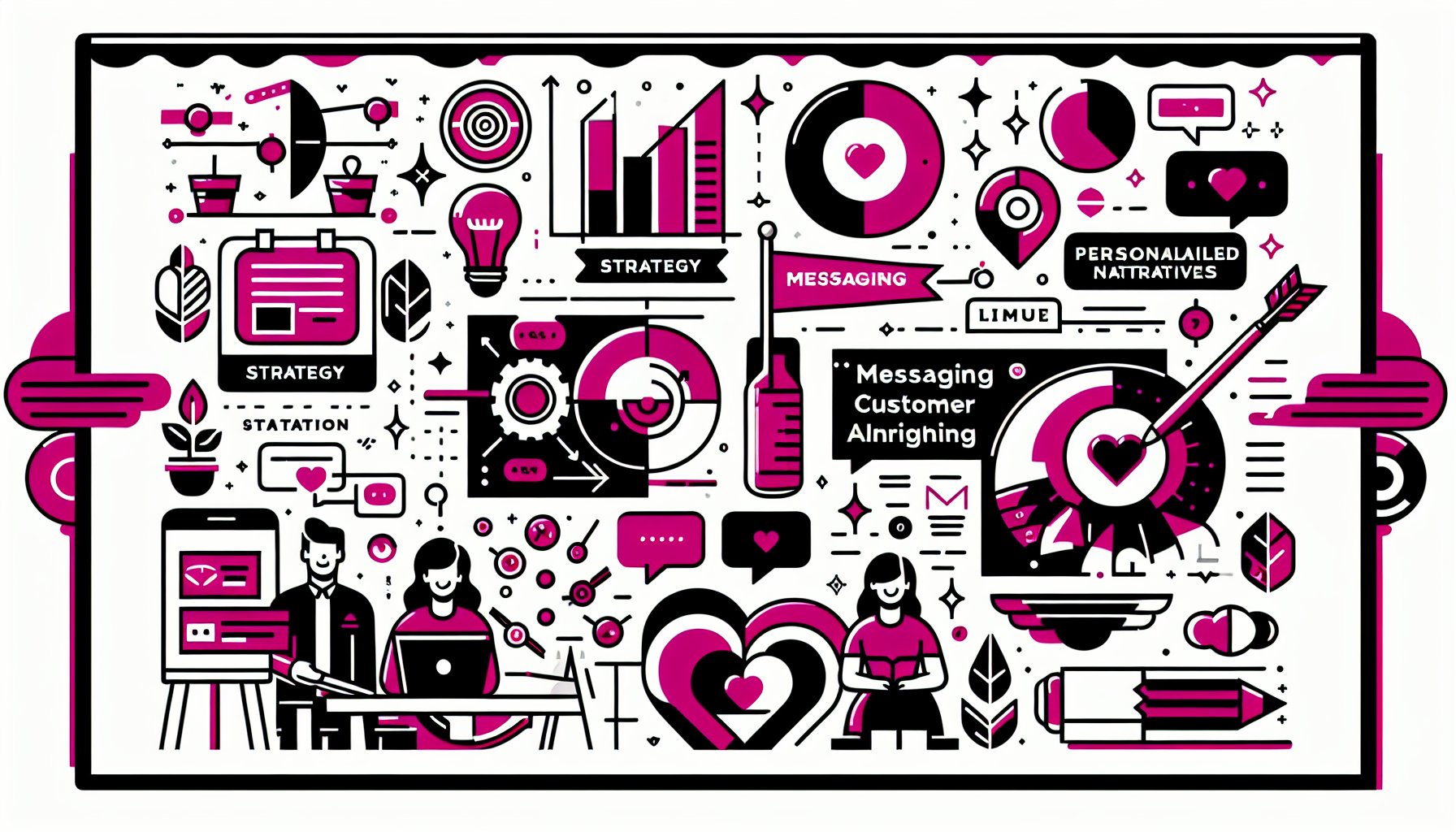 Best practices for aligning messaging strategy with customer insights to create emotional connections and personalized narratives.