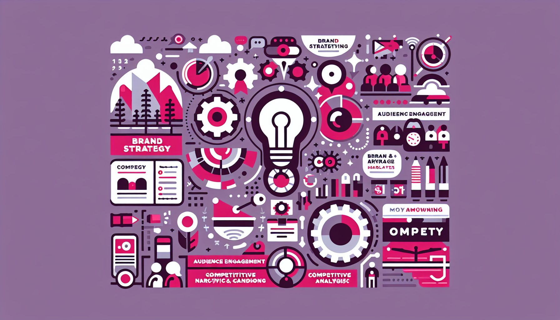 Step-by-step guide on crafting a standout brand strategy focusing on audience engagement and competitive analysis.