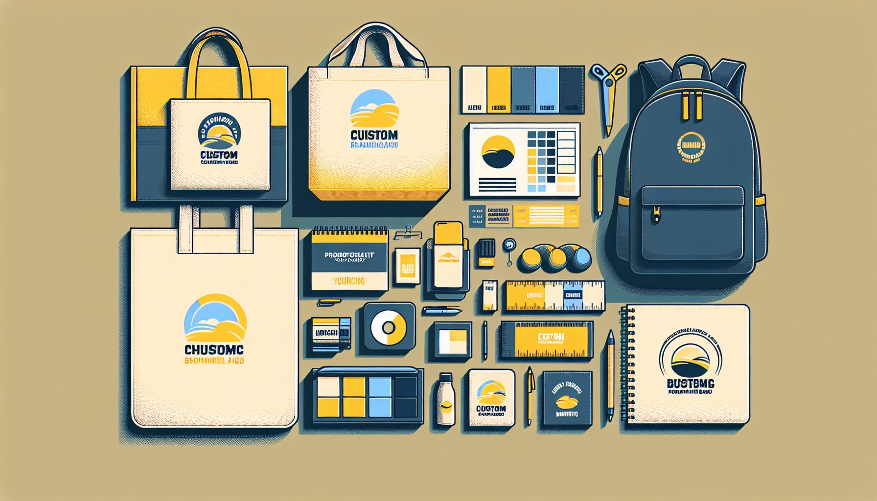 Comparison of custom canvas tote bags and backpacks for promotional products, highlighting eco-friendly options and branding potential.