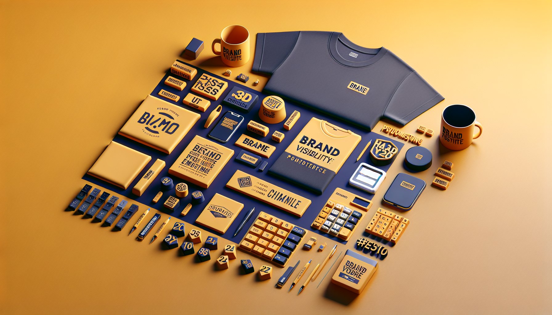 Custom t-shirts and branded mugs compared for effective promotional products and brand visibility in marketing strategies.