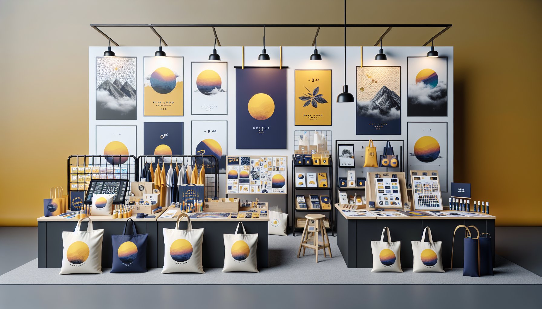 Customized tote bags as promotional items enhance trade show engagement and brand visibility with Direct-to-Film printing.