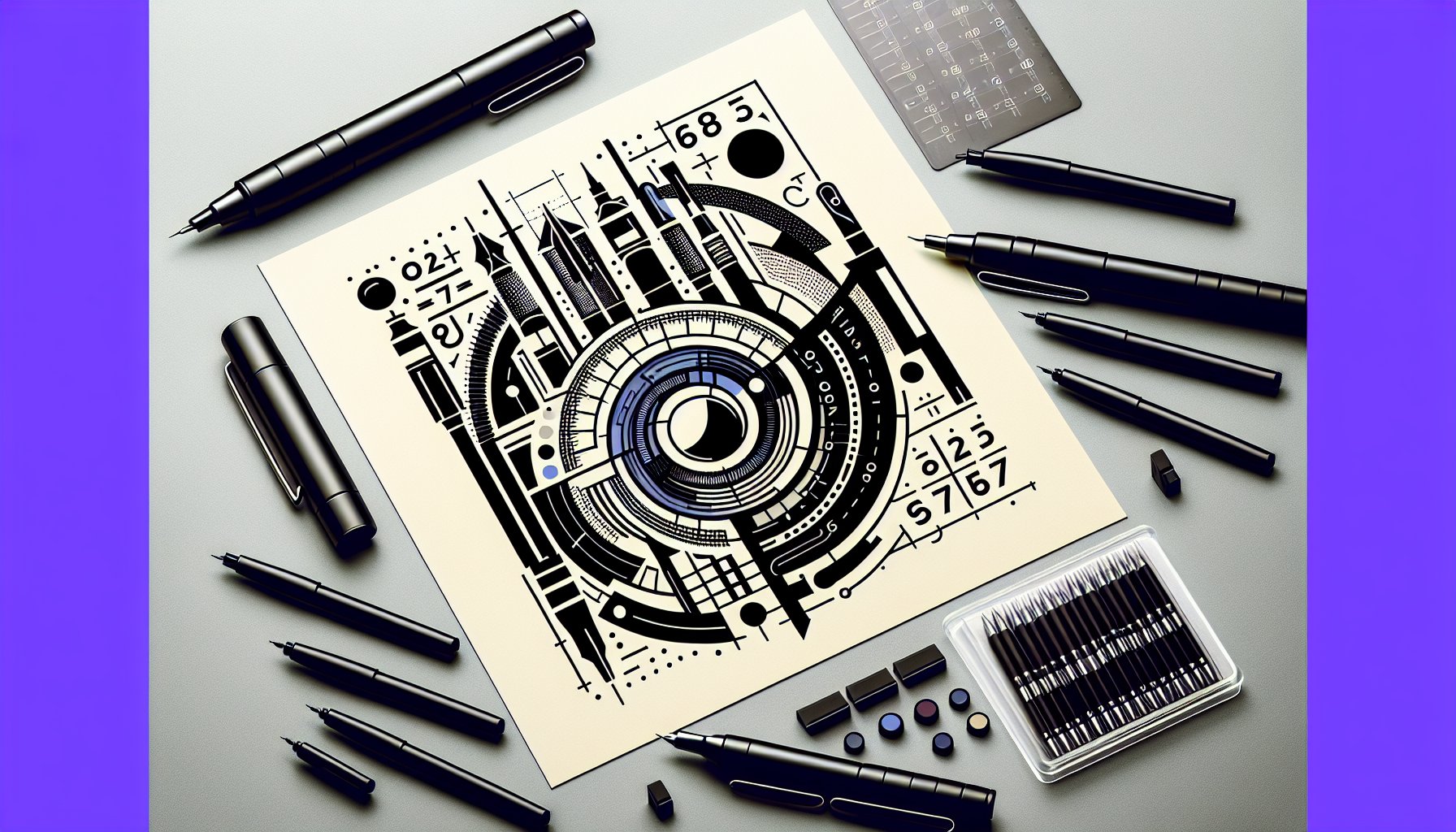 Technical pens from the Artline Drawing System enhance precision drawing for artists seeking creative expression in 2025.