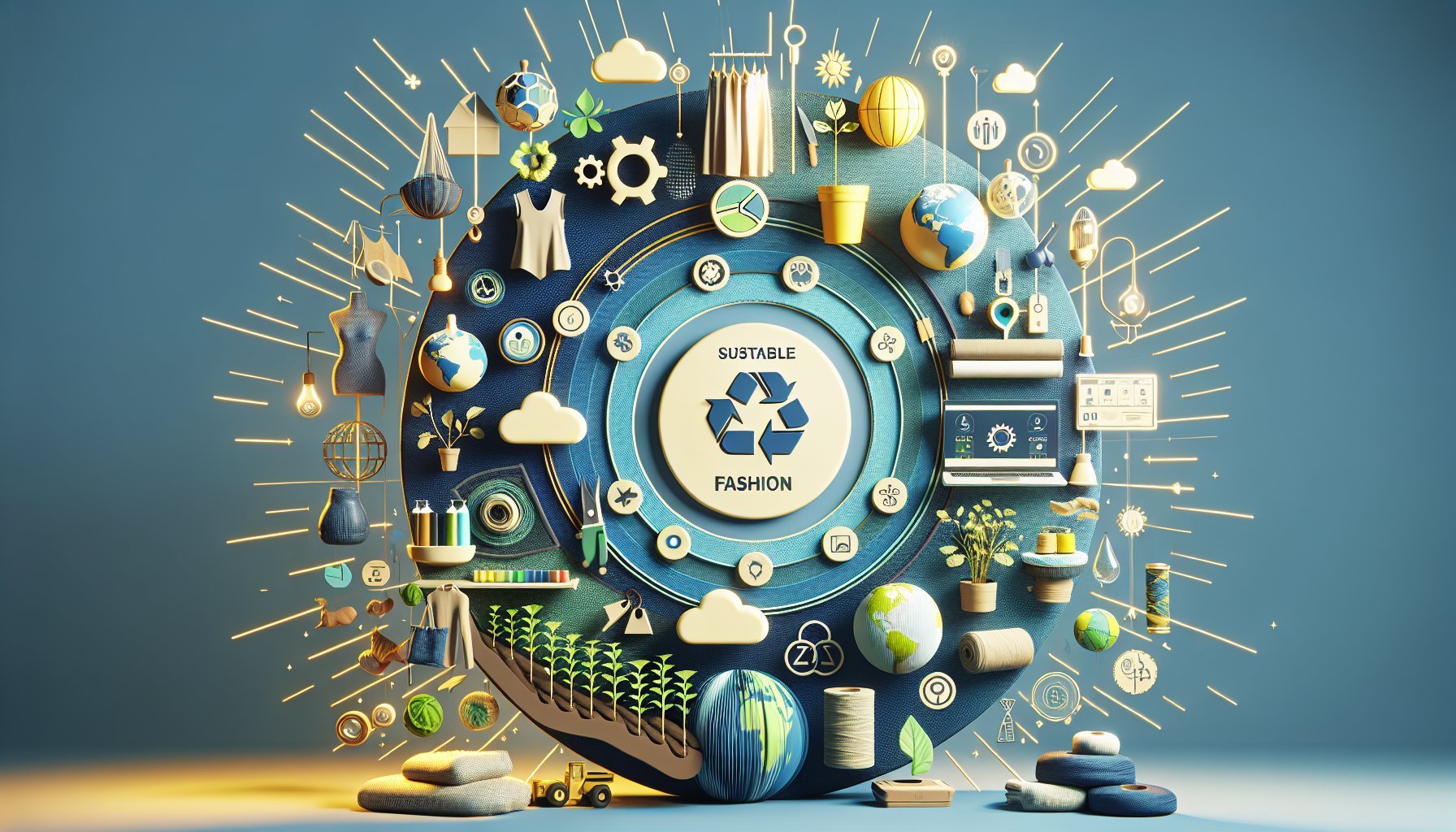 Sustainable branded merchandise trends for 2025: circular fashion, ethical supply chains, digital development, and regenerative agriculture.