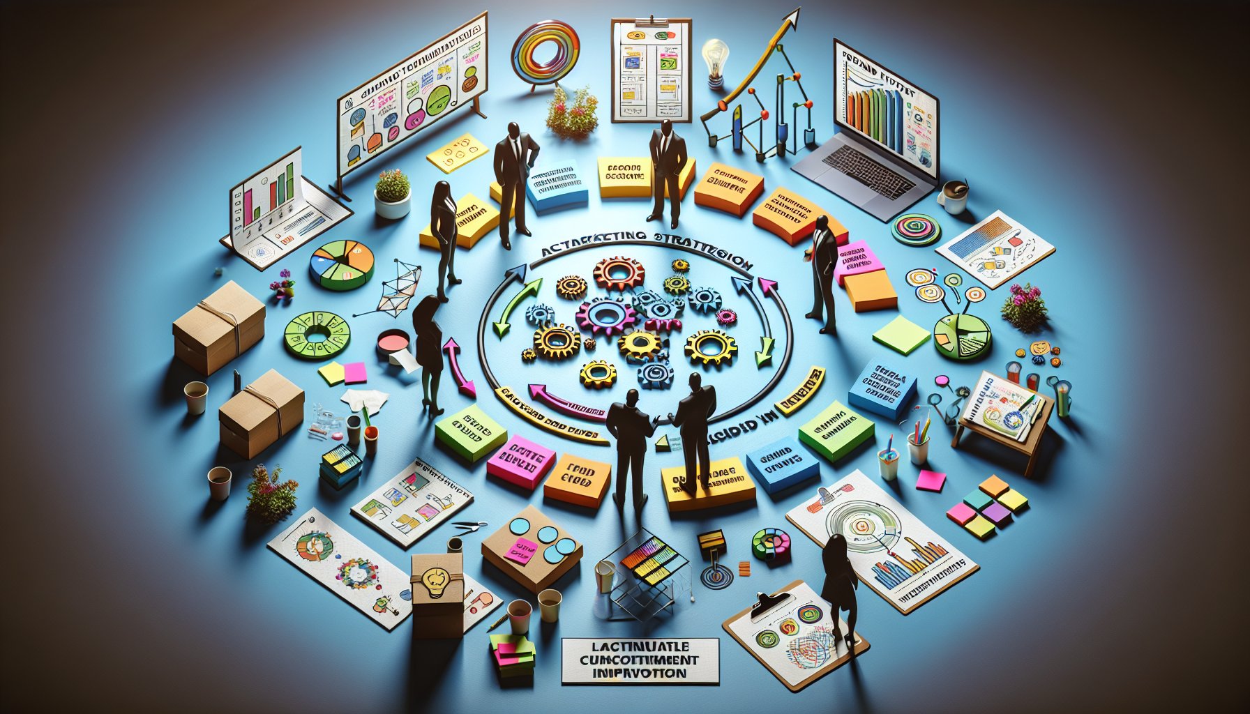 Steps to implement feedback from marketing strategy consultation for actionable insights and team collaboration in continuous improvement.