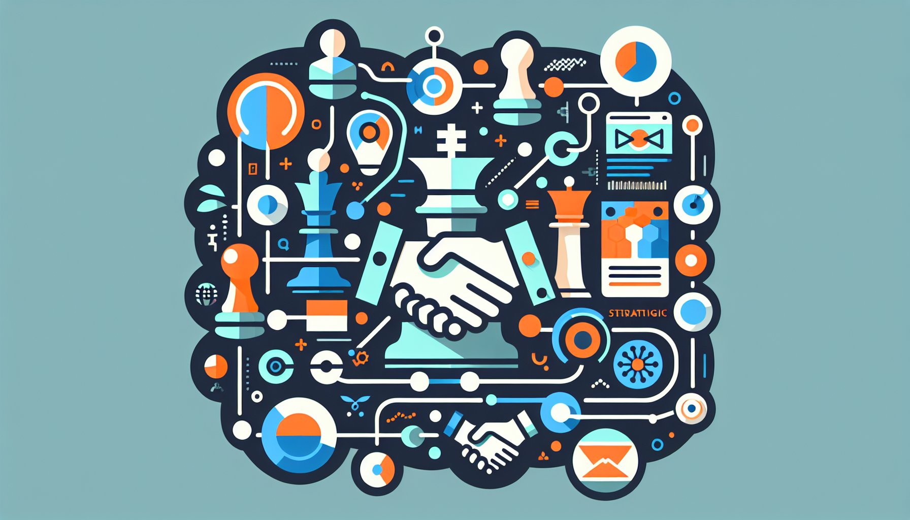 Customized marketing strategy framework highlighting brand identity, customer journey mapping, partnerships, and multi-channel approach.