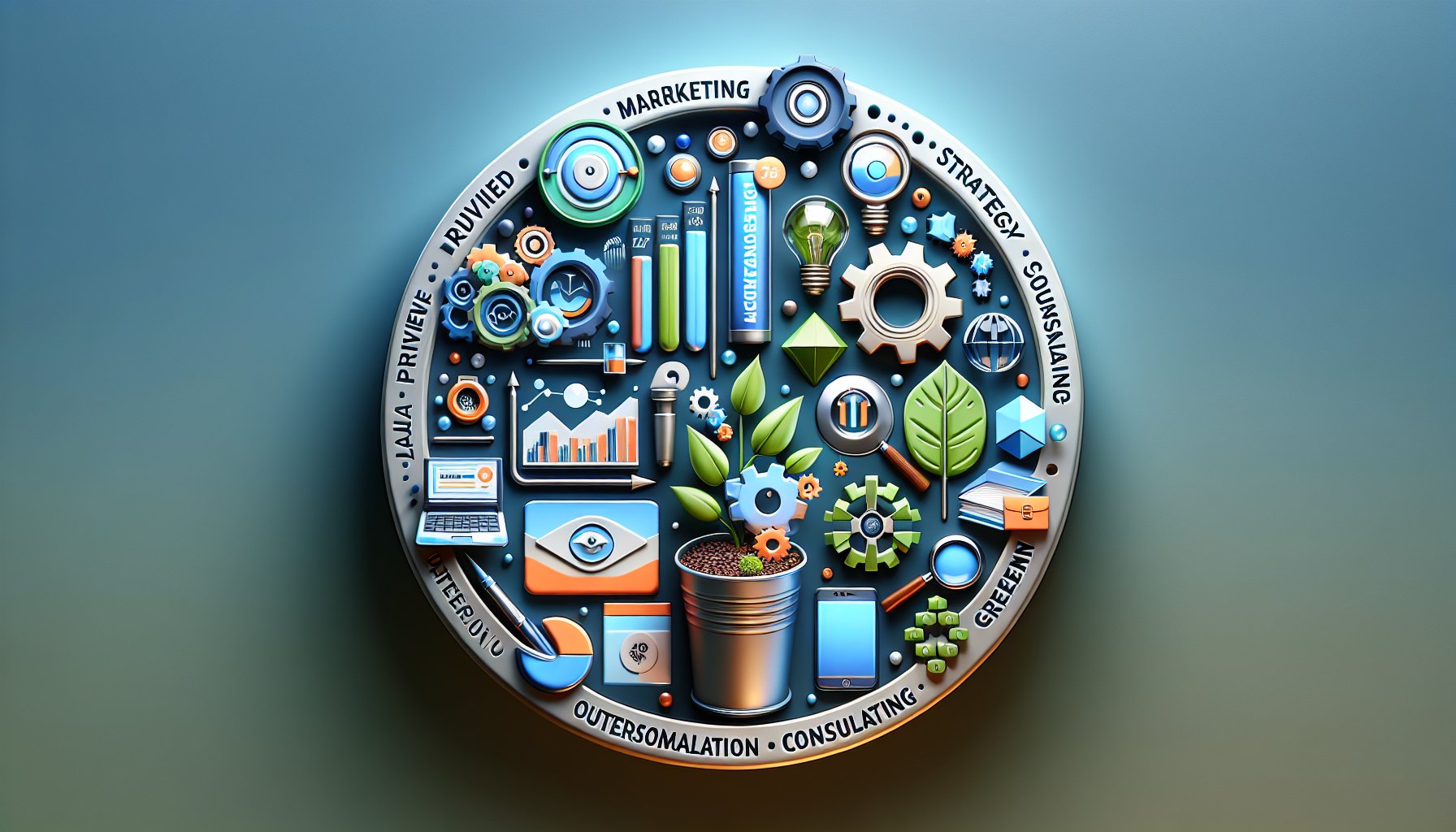 Marketing strategy consultation in 2025 focuses on data-driven insights, hyper-personalization, outcome-based consulting, and green marketing.