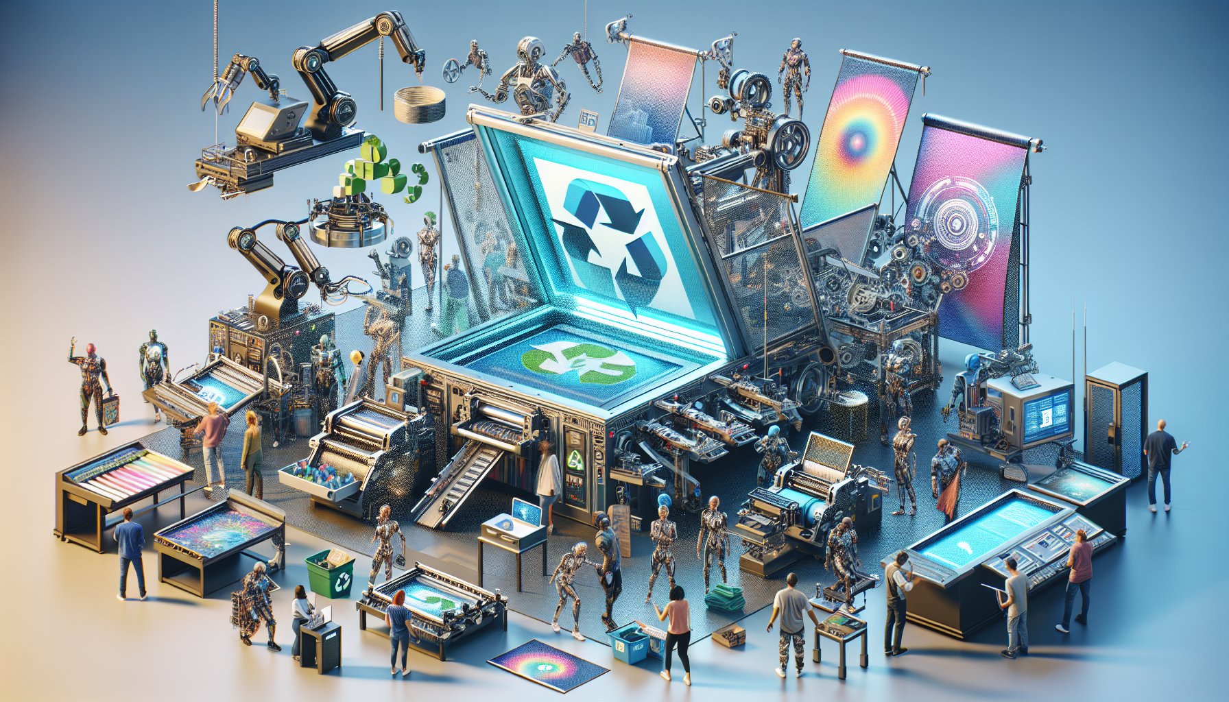 Screen printing innovation in 2025: automation, sustainability, digital transformation, and community engagement in art.