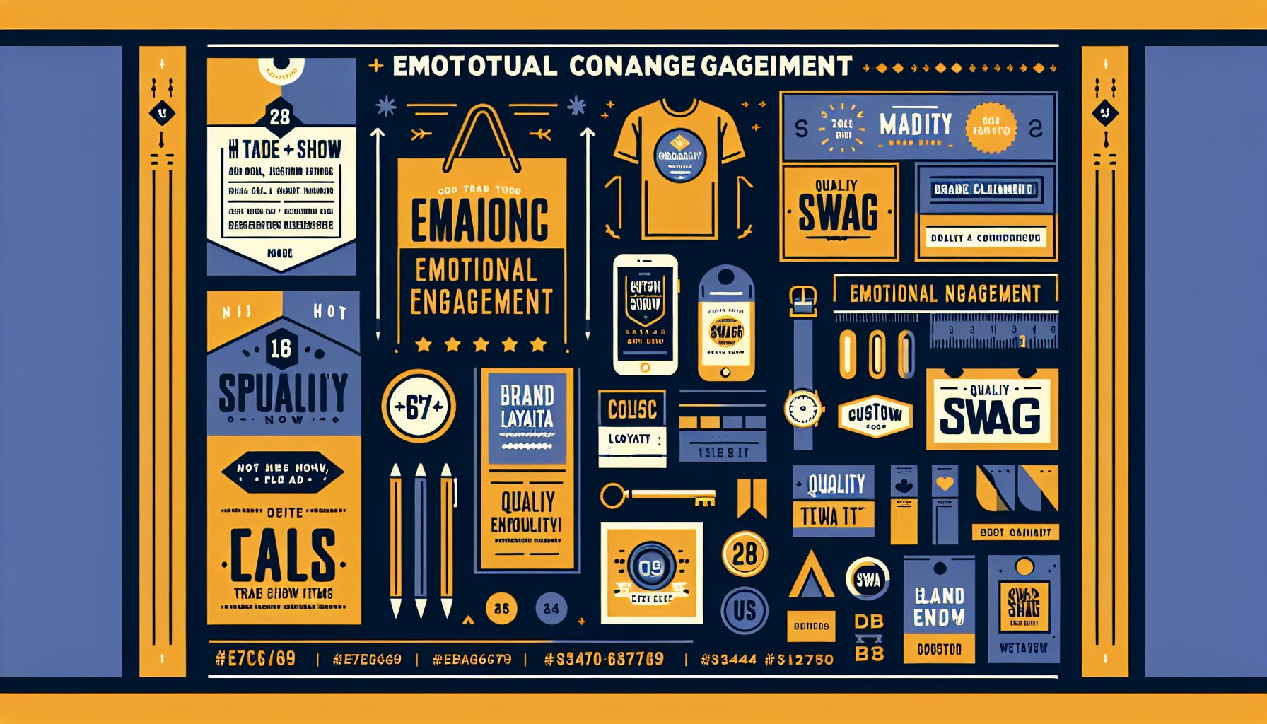 Custom trade show items foster brand loyalty and emotional engagement, creating meaningful connections with quality swag.